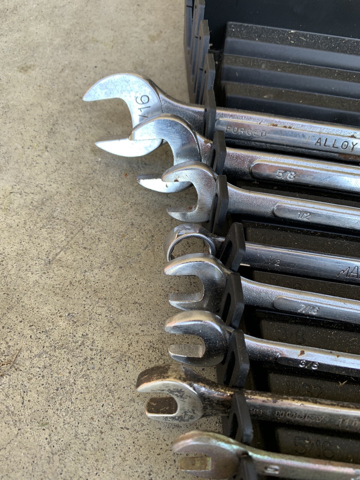 Craftsman And Misc Open End Wrenches