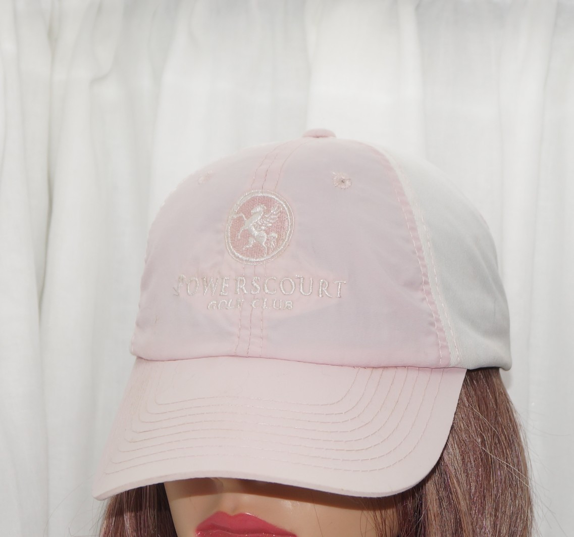 Powerscourt Gold Club Pink Ladies Golf Cap Town Talk - Ireland