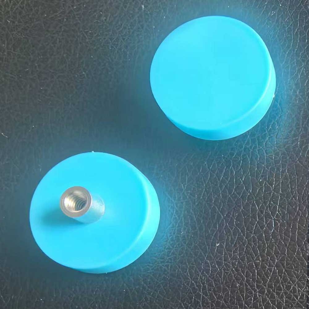 4PC Blue Magnetic Mount D32mm Convex M5 Thread Stud Signal Lights Camera Tools