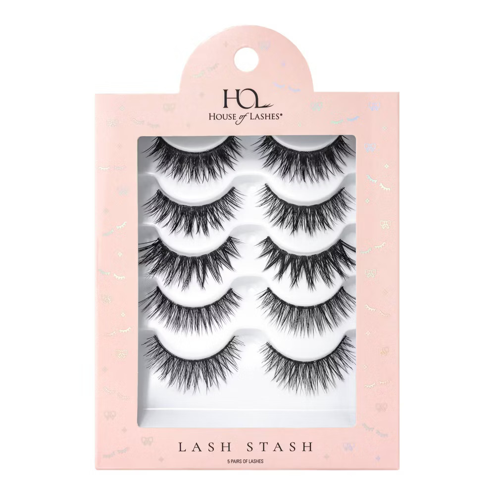 House of Lashes 100% Cruelty-Free Faux Mink Fibers False Eyelashes Set -