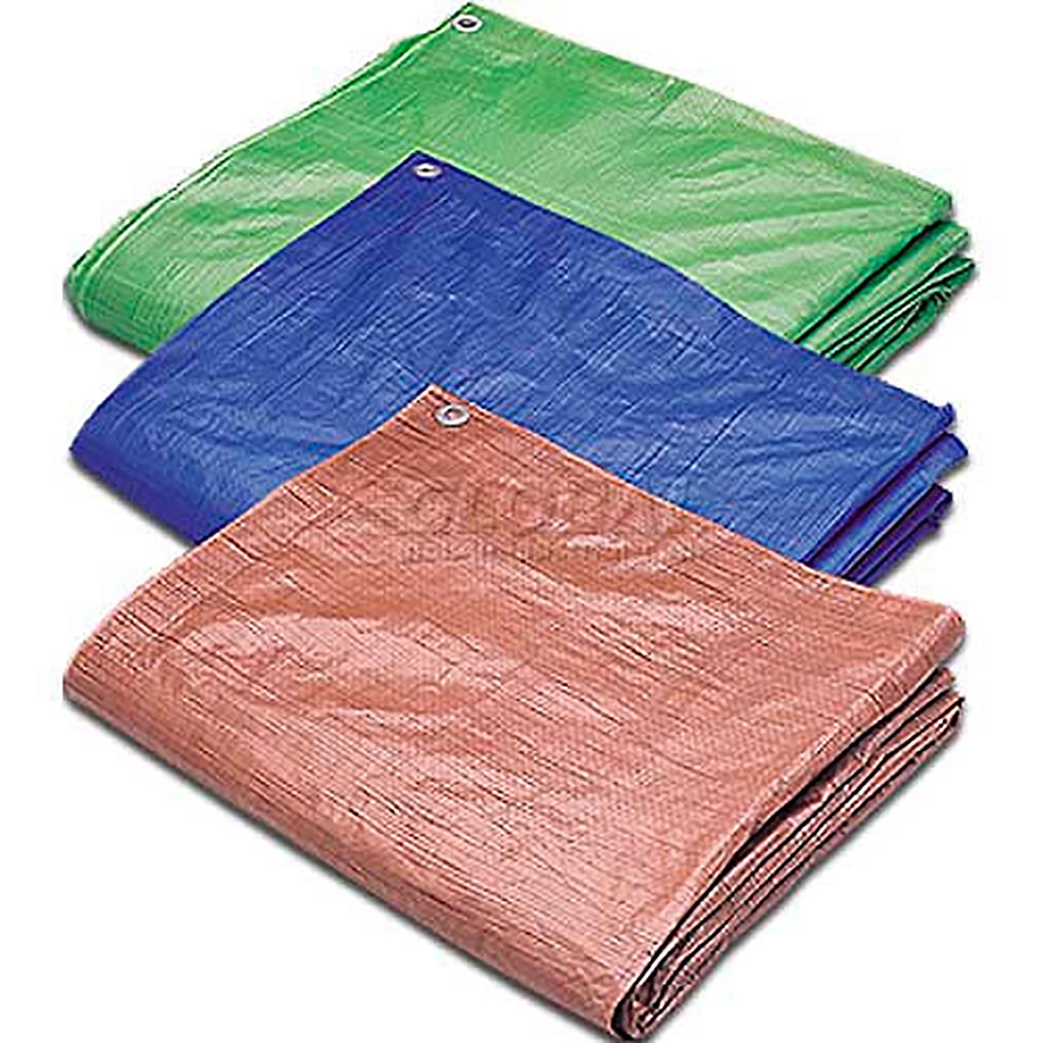 Hygrade Blue Poly Tarp 5 Mil 6'L X 8'W Lot of 25