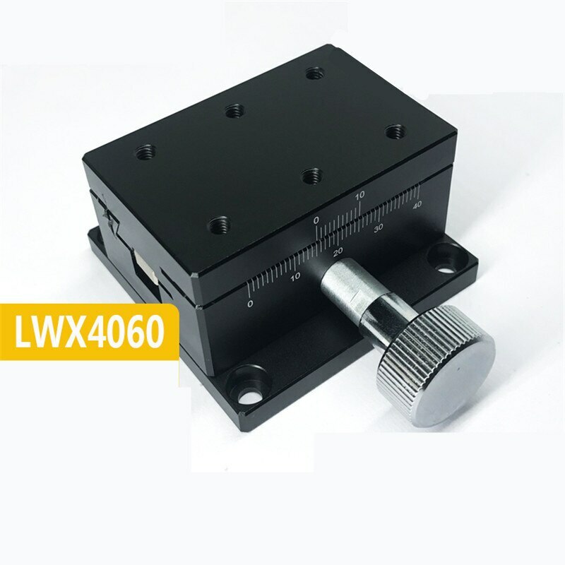 X-axis Dovetail Table Manual Displacement Lifting Platform Sliding Table