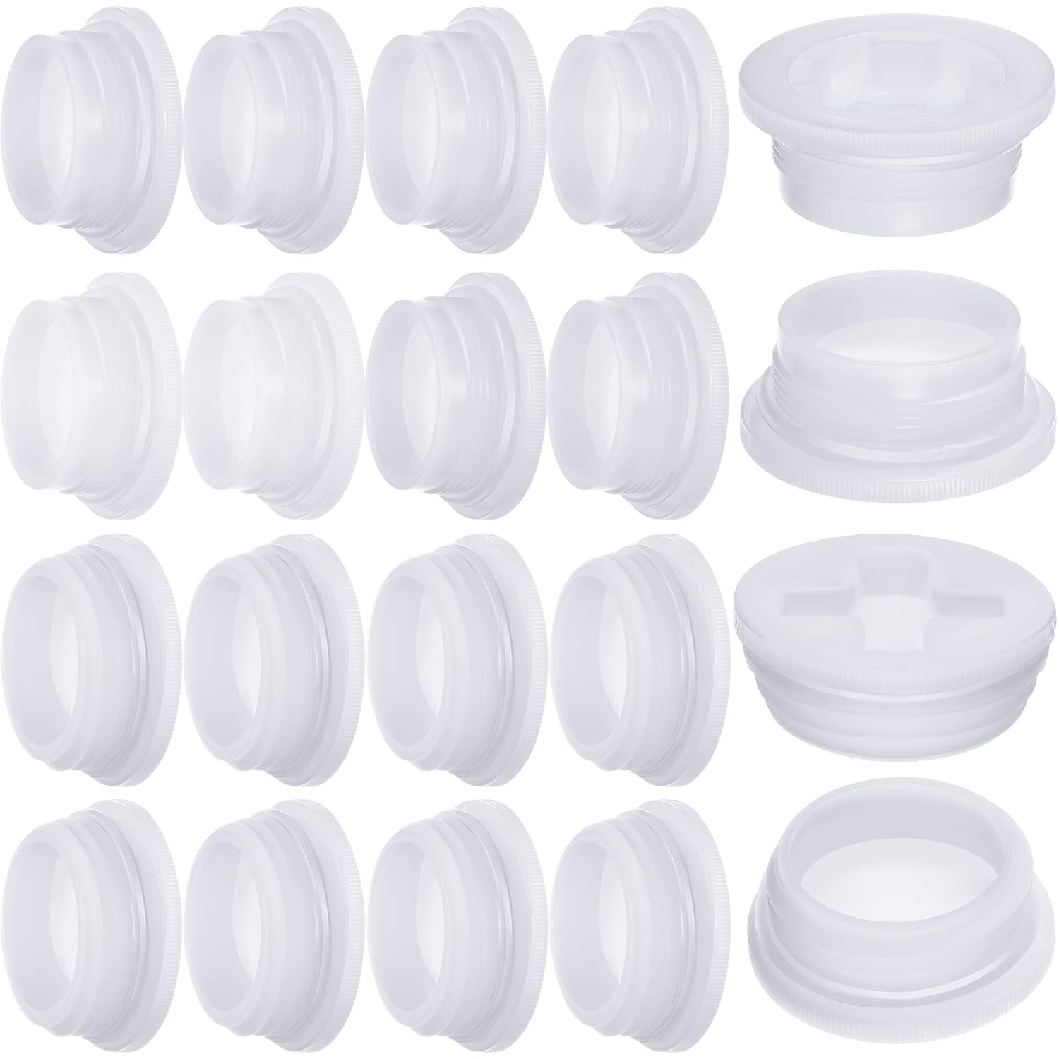 Bung Caps 2'' Fine and Coarse Thread with Gasket Poly Buttress Drum Bung Hole