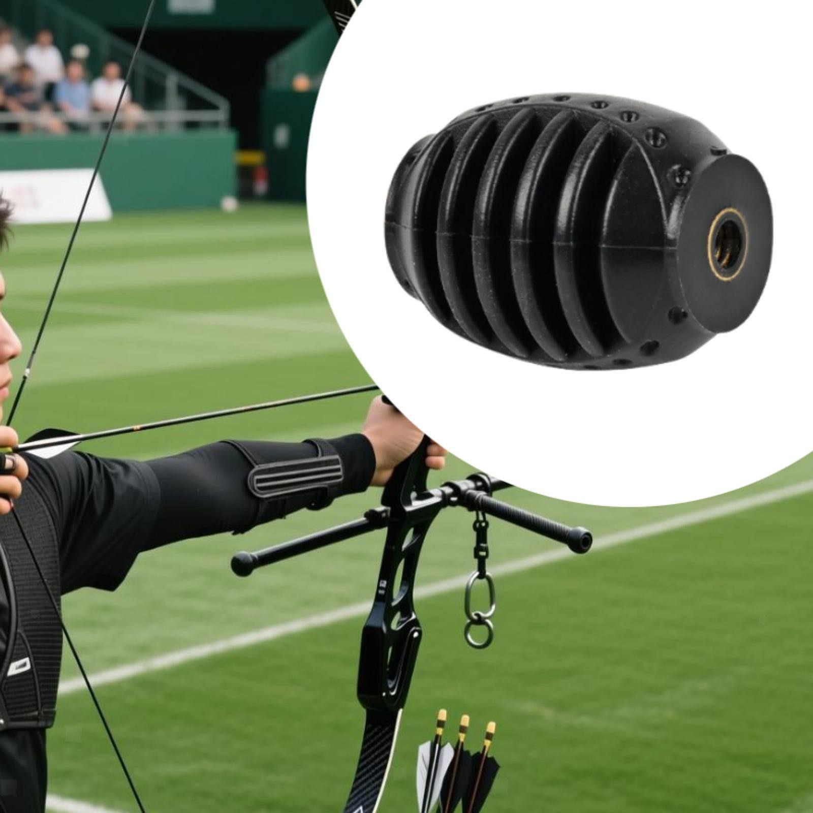 Archery Shock Absorber Accessory Rubber Recurve Stabilizer Ball for Training