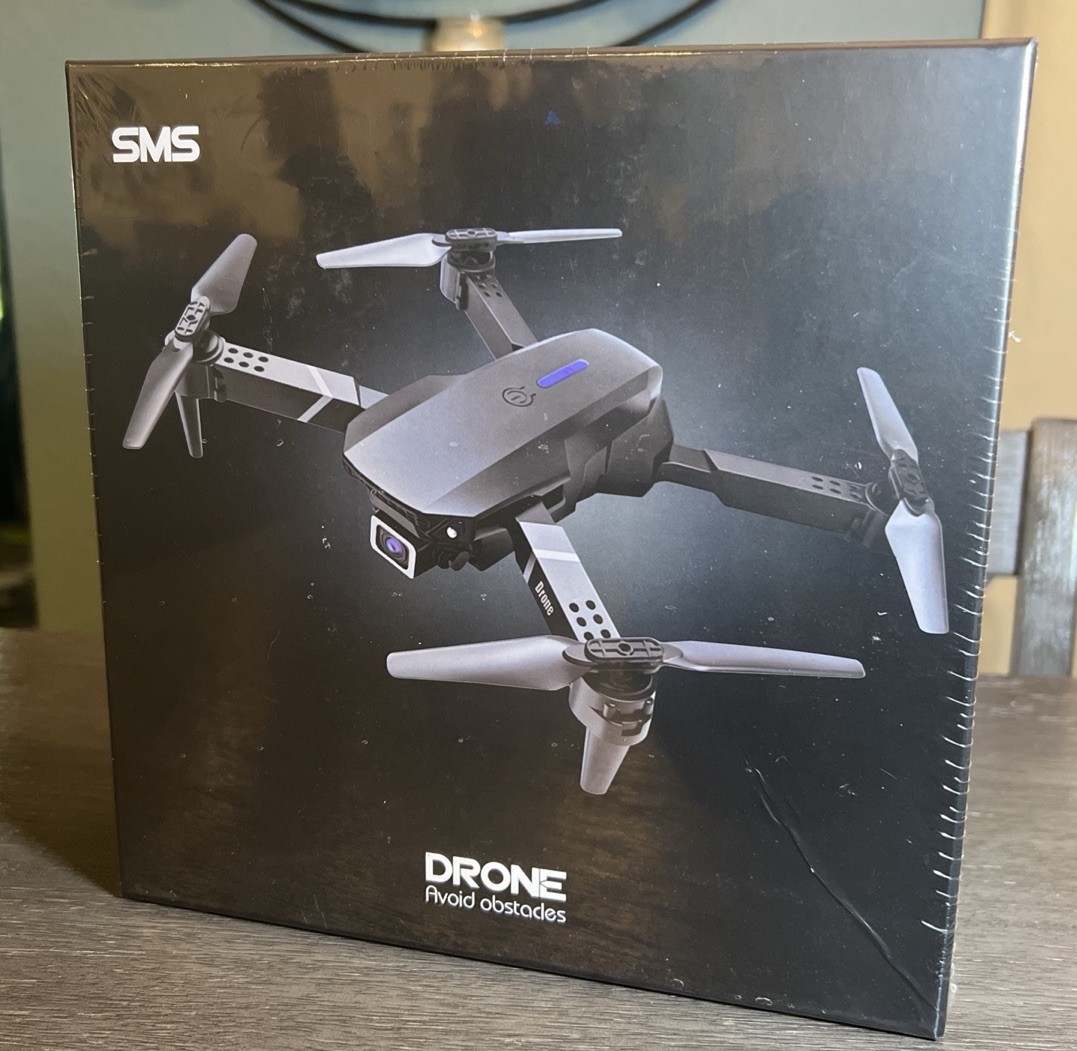 SMS Drone Avoid Obstacles 4K Camara Black MSRP: $300 Never used FREE SHIPPING!