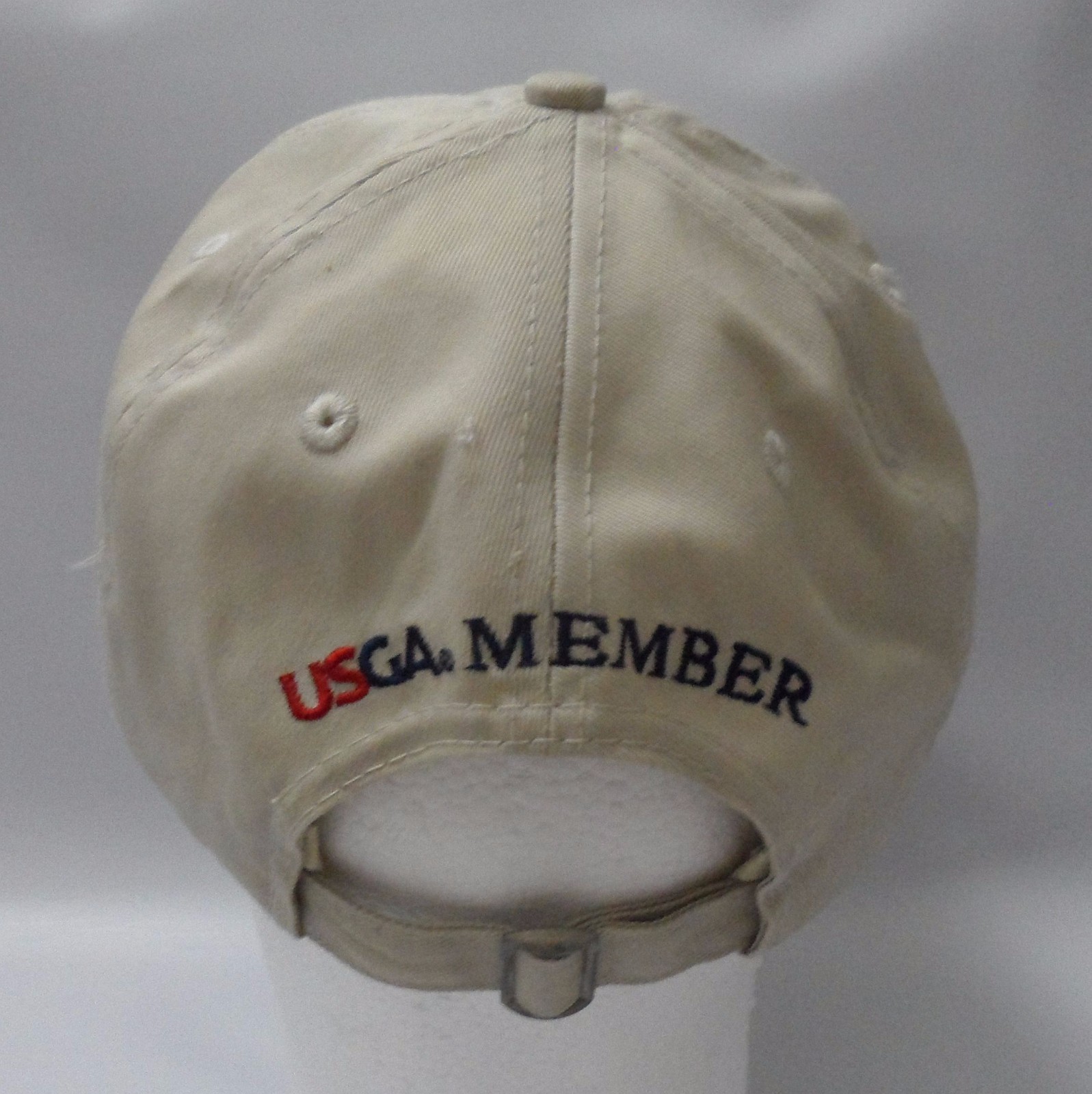 US Open 2012 Olympic Club USGA Member Adjustable Strapback Baseball Cap Beige