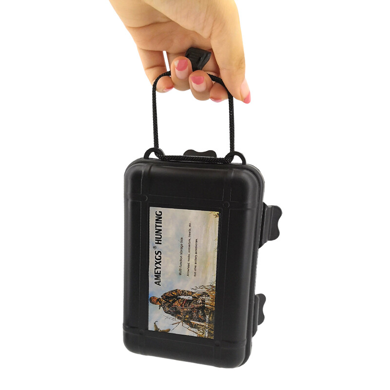 Archery Storage Box Broadhead Arrowheads Nocks Points Protector Sponge Portable