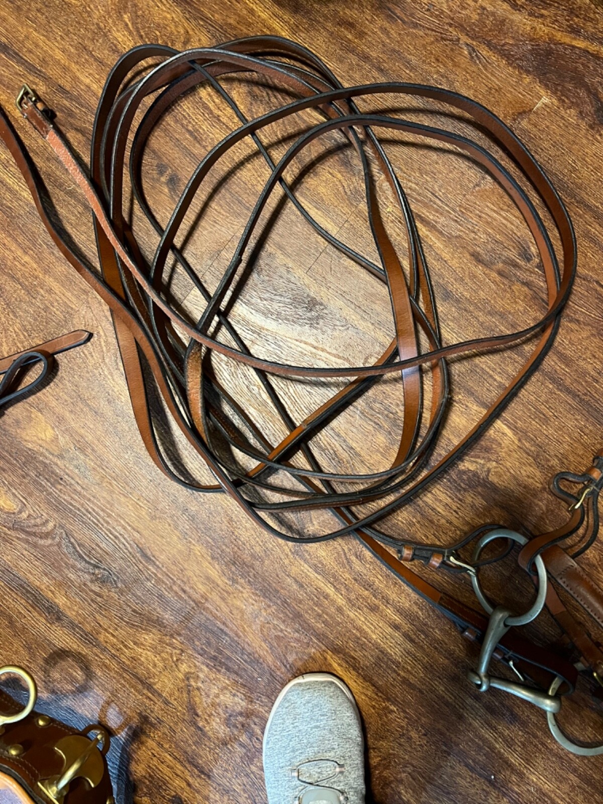 Russet leather harness-large horse size-