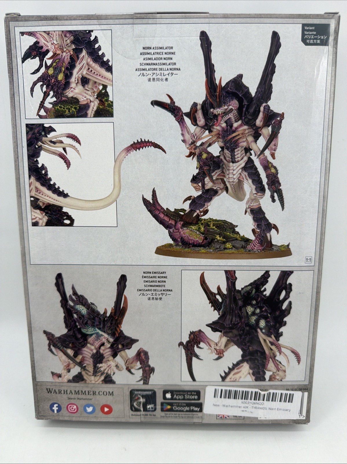 Warhammer 40k - Tyranids - Norn Emissary - New sealed box 51–31 Free Shipping