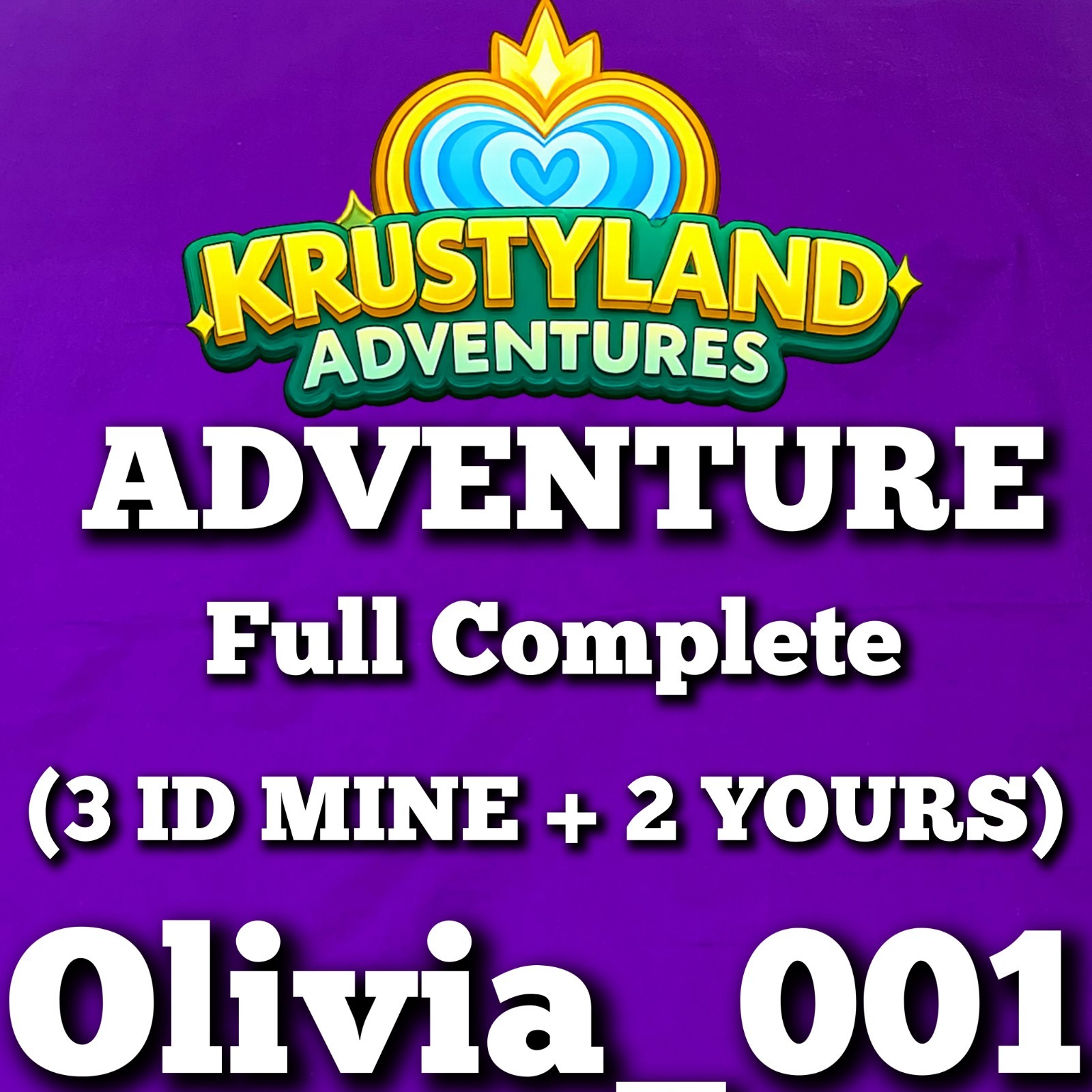 Mono_Poly_Go KRUSTYLAND Adventure Club Full Carry (3+2) Slot :- GUARANTEED