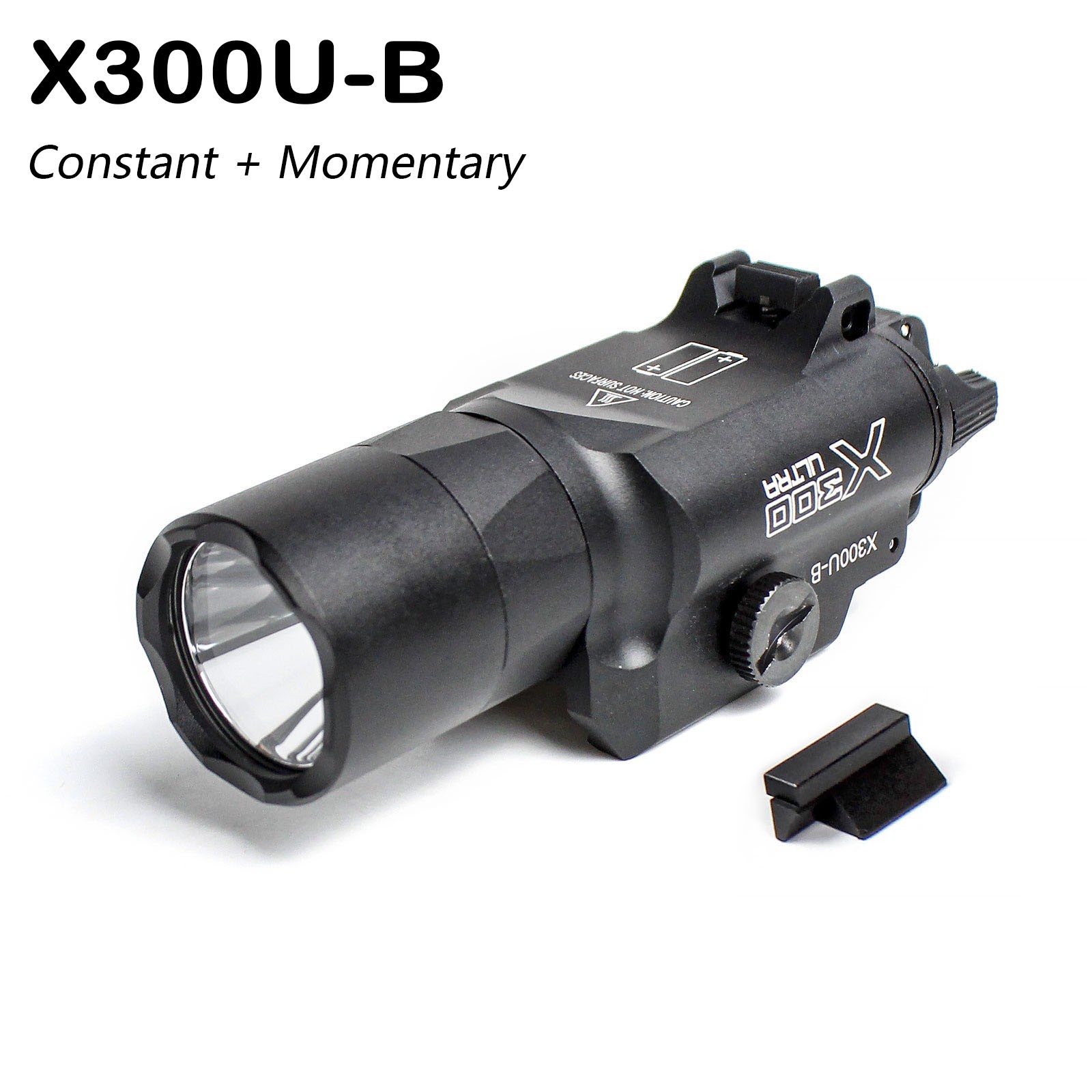 Tactical X300U-B Ultra Pistol LED Weapon Flashlight with Button Light Switch US