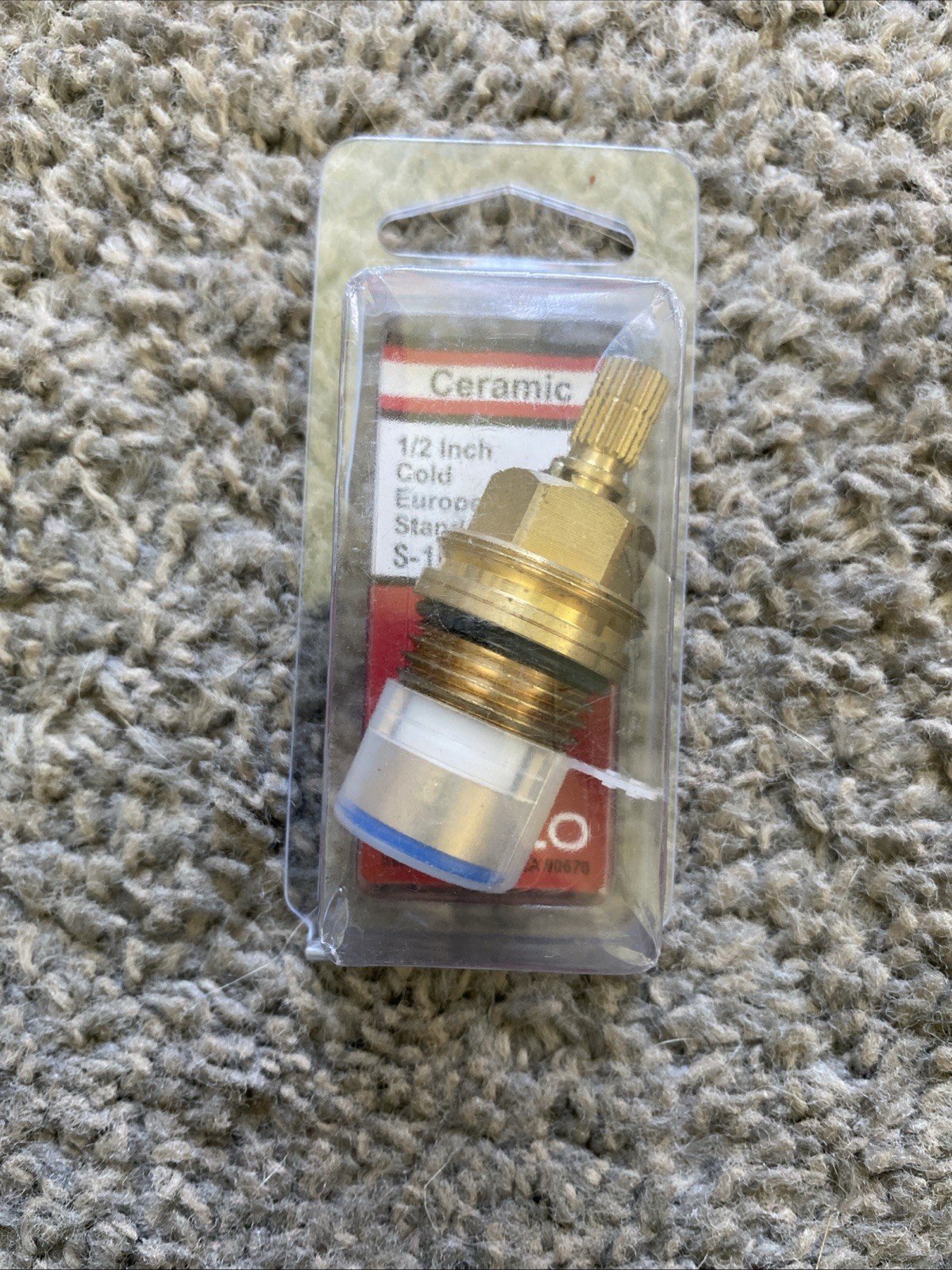 NIP LASCO S-166-2NL 1/2 Inch Cold European Standard Ceramic