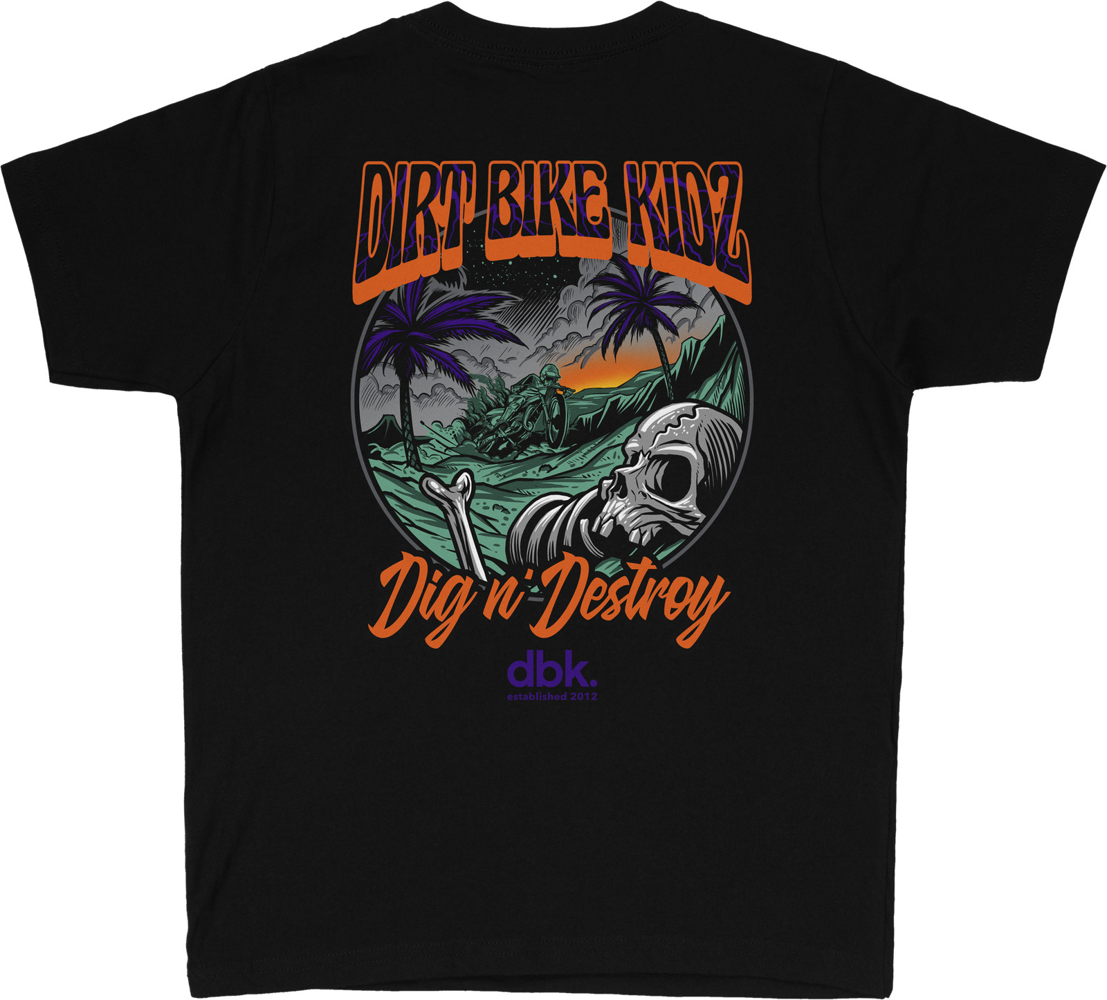Boneyard Youth Tee Black Ys