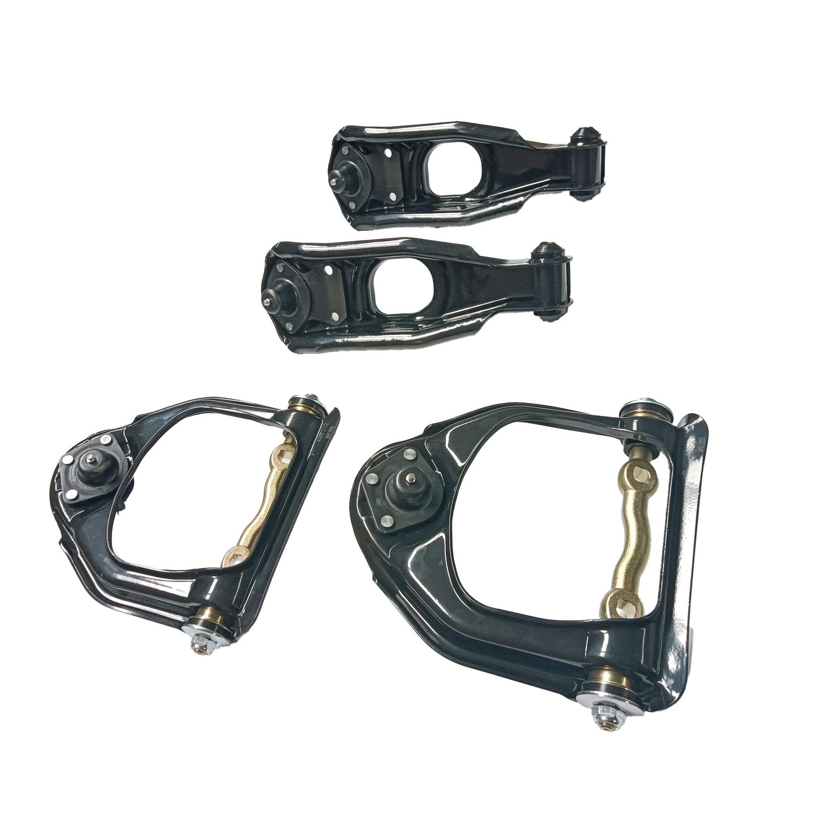 9103431 Suspension Kit Set of 4 Upper Lower Control Arm fits 1974-1978 Mustang