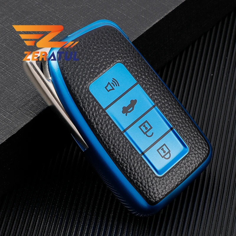Leather TPU Key Fob Cover NX RX ES IS GX LX Smart Key Case