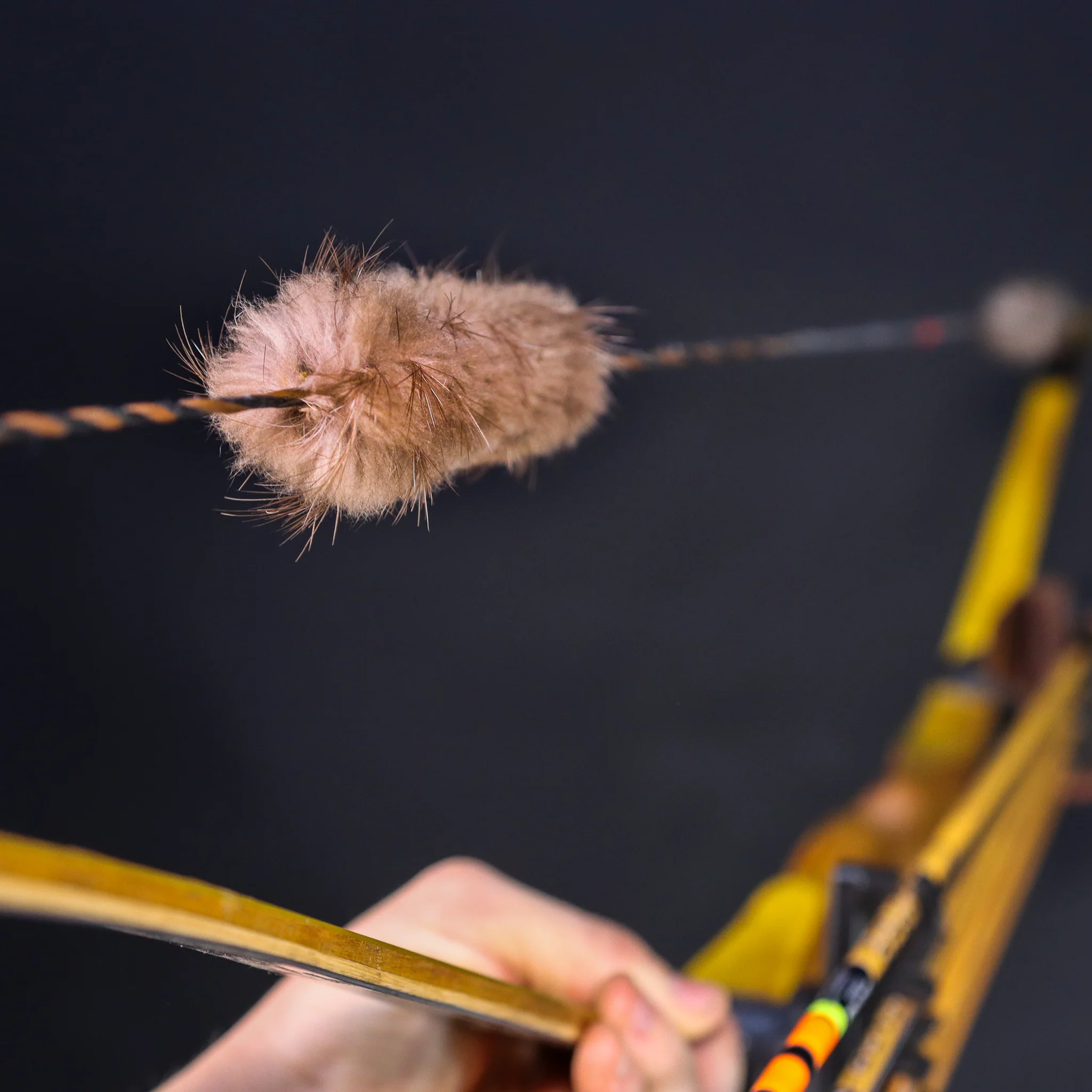 Beaver Fur Bow String Silencers - Beaver Ball - String Dampener