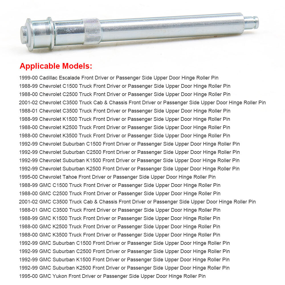 Dorman Front Upper Door Hinge Roller Fits for Chevy GMC 1500 2500Suburban Tahoe