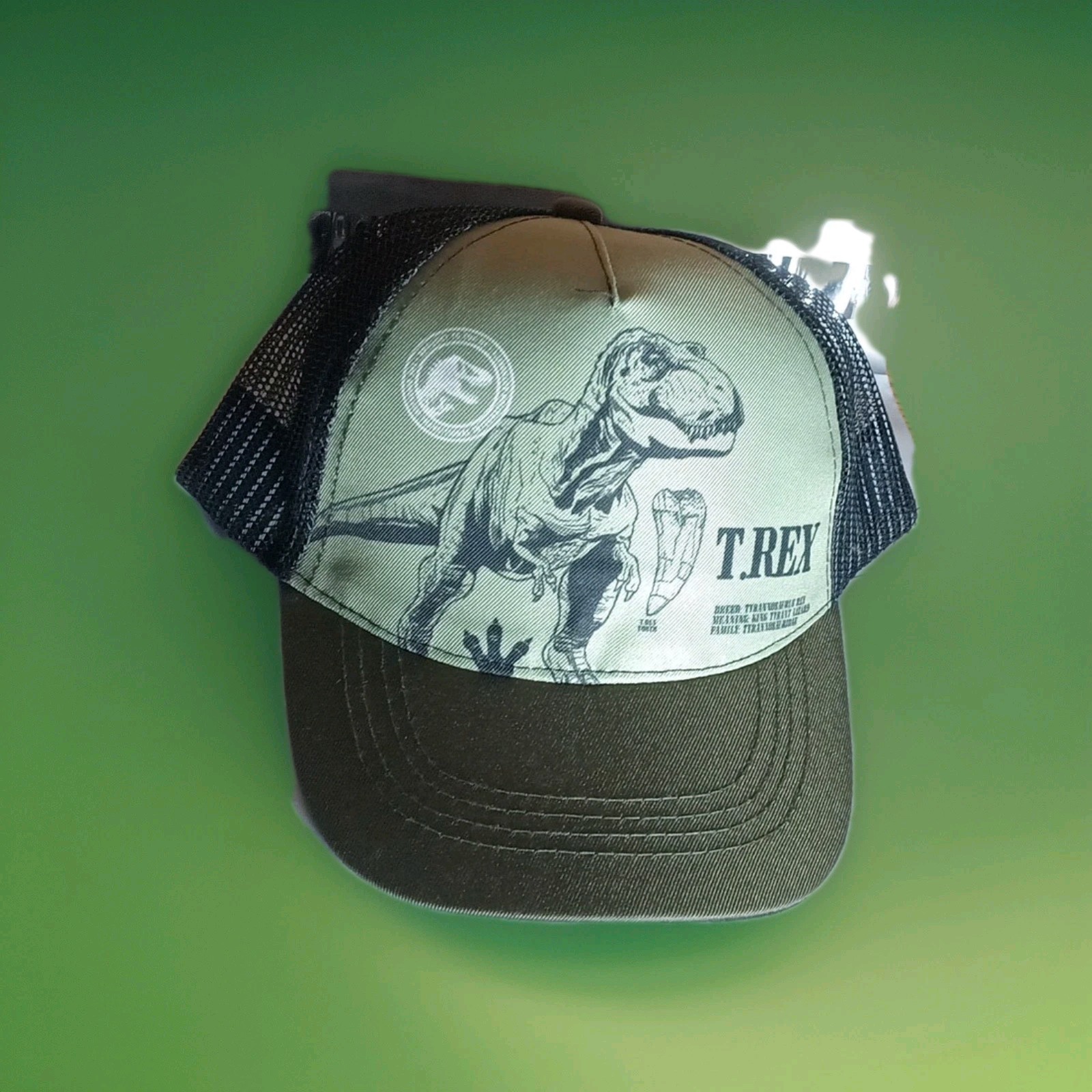 T REX Boys Baseball Cap One Size Fits All snap Adjustable