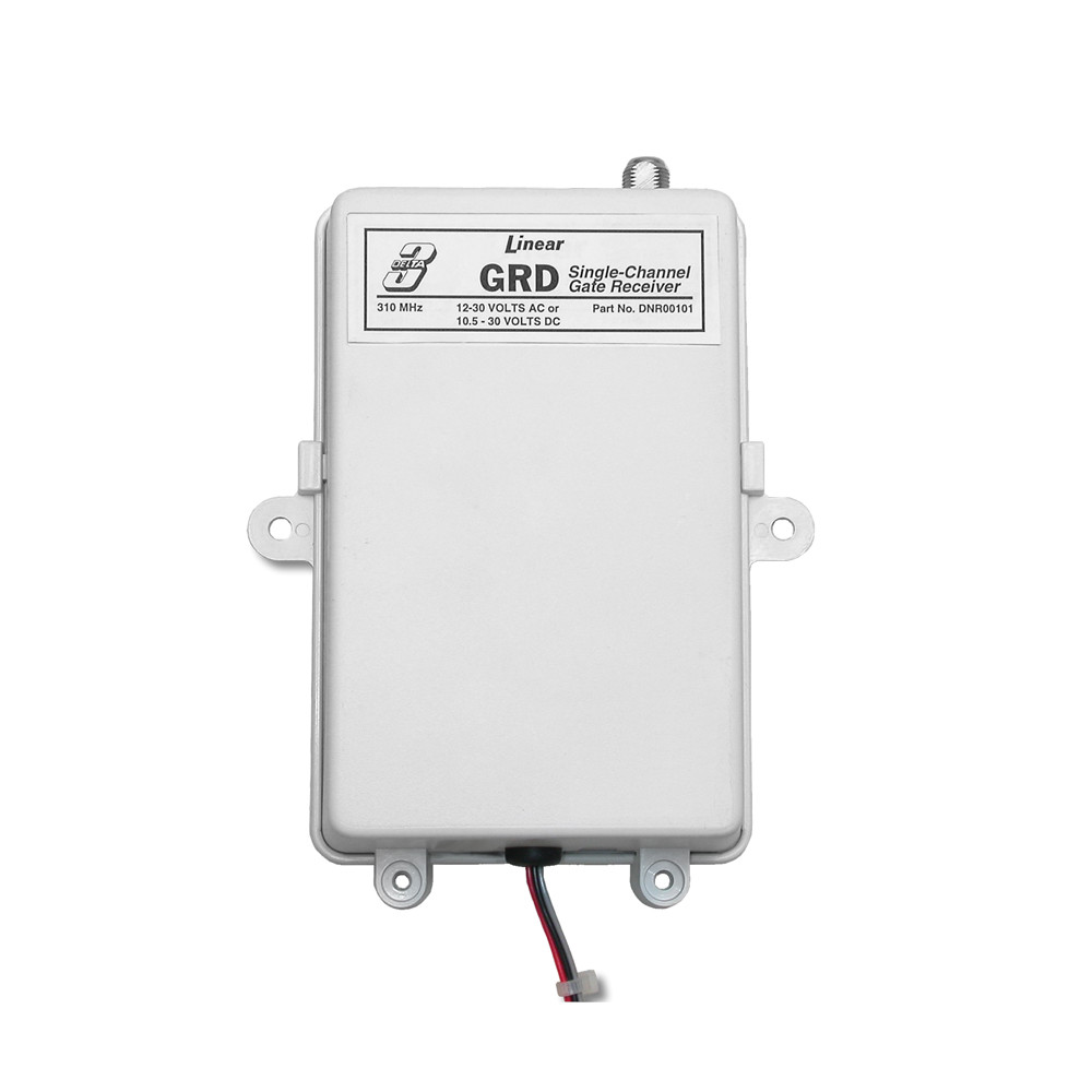 Linear DNR00101 / GRD 12/24V AC/DC 310MHz Delta 3 1-Channel Gate Radio Receiver