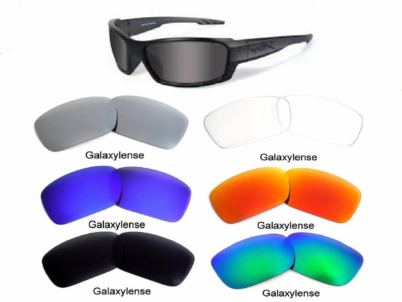 Galaxy Replacement Lenses For Oakley Ten-X Sunglasses Multi-Selection
