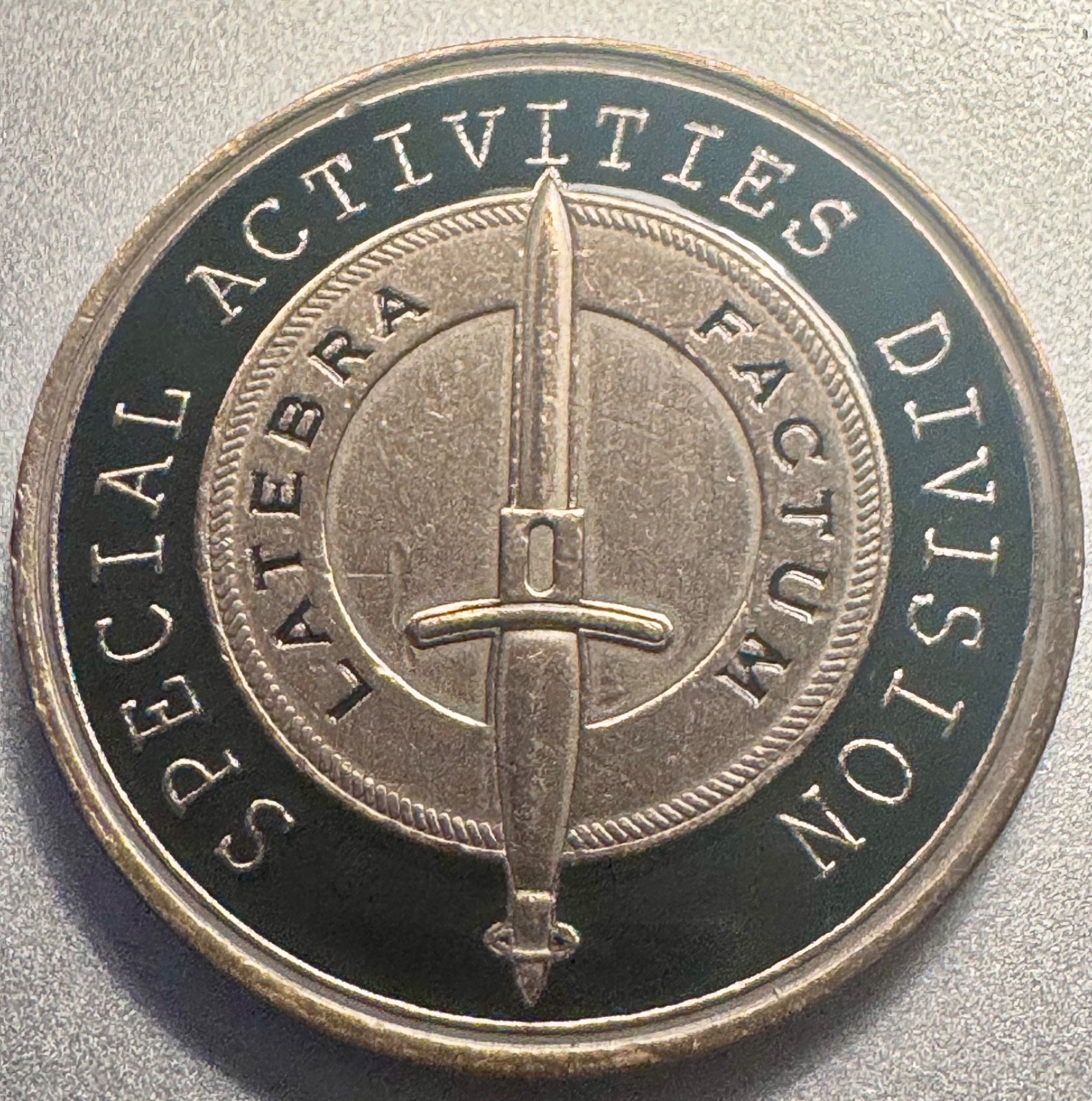 CIA SAD Special Operations Group Special Activities Division Challenge Coin Set
