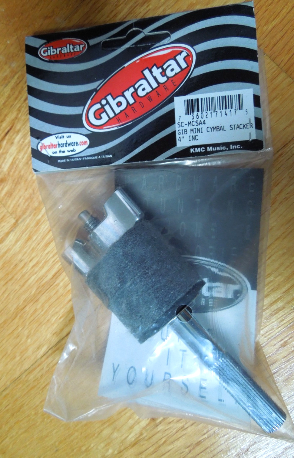 Gibraltar Mini Cymbal Stacker 4 in New in Package NIP