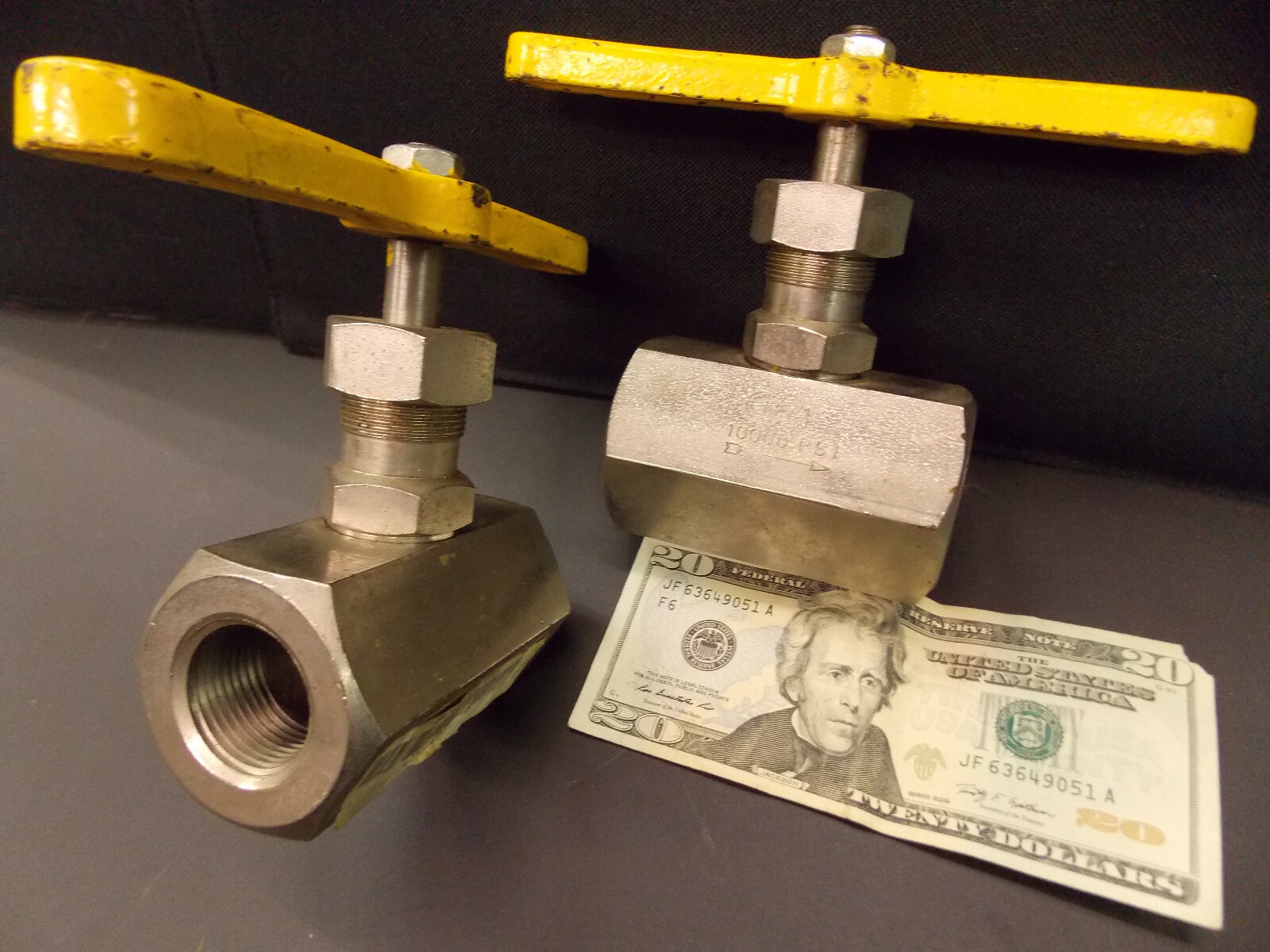 Cii 1" NPS Straight Needle Valve Nickel Plated Carbon Steel 10,000 psi 1 in.