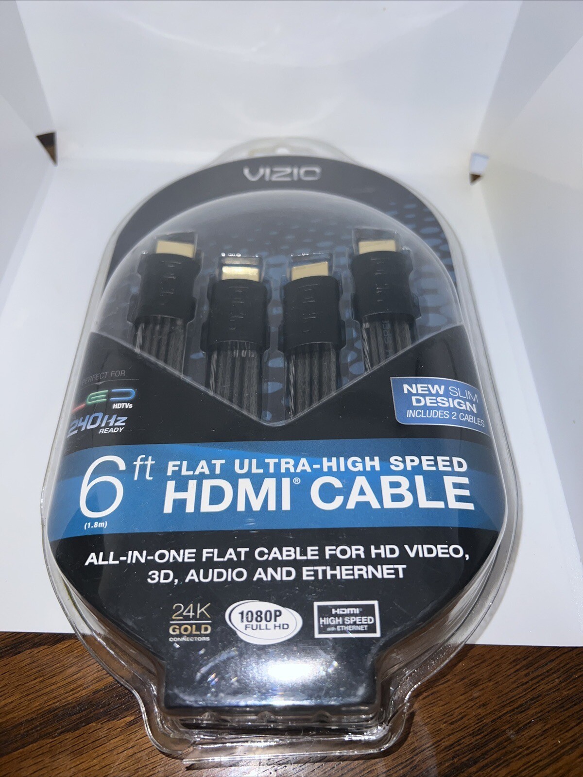 VIZIO 6 ft Universal Ultra-High Speed HDMI Cable24kGold Connectors 1080P Full HD