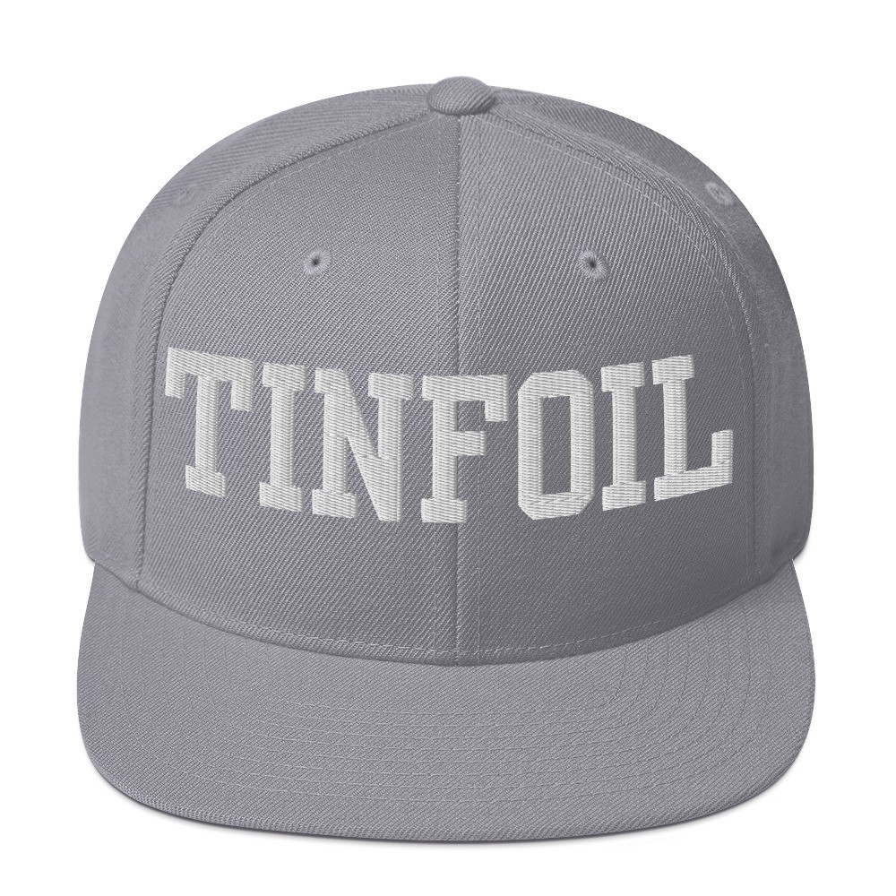 Tinfoil Hat Aluminum Foil Hat Snapback Hat