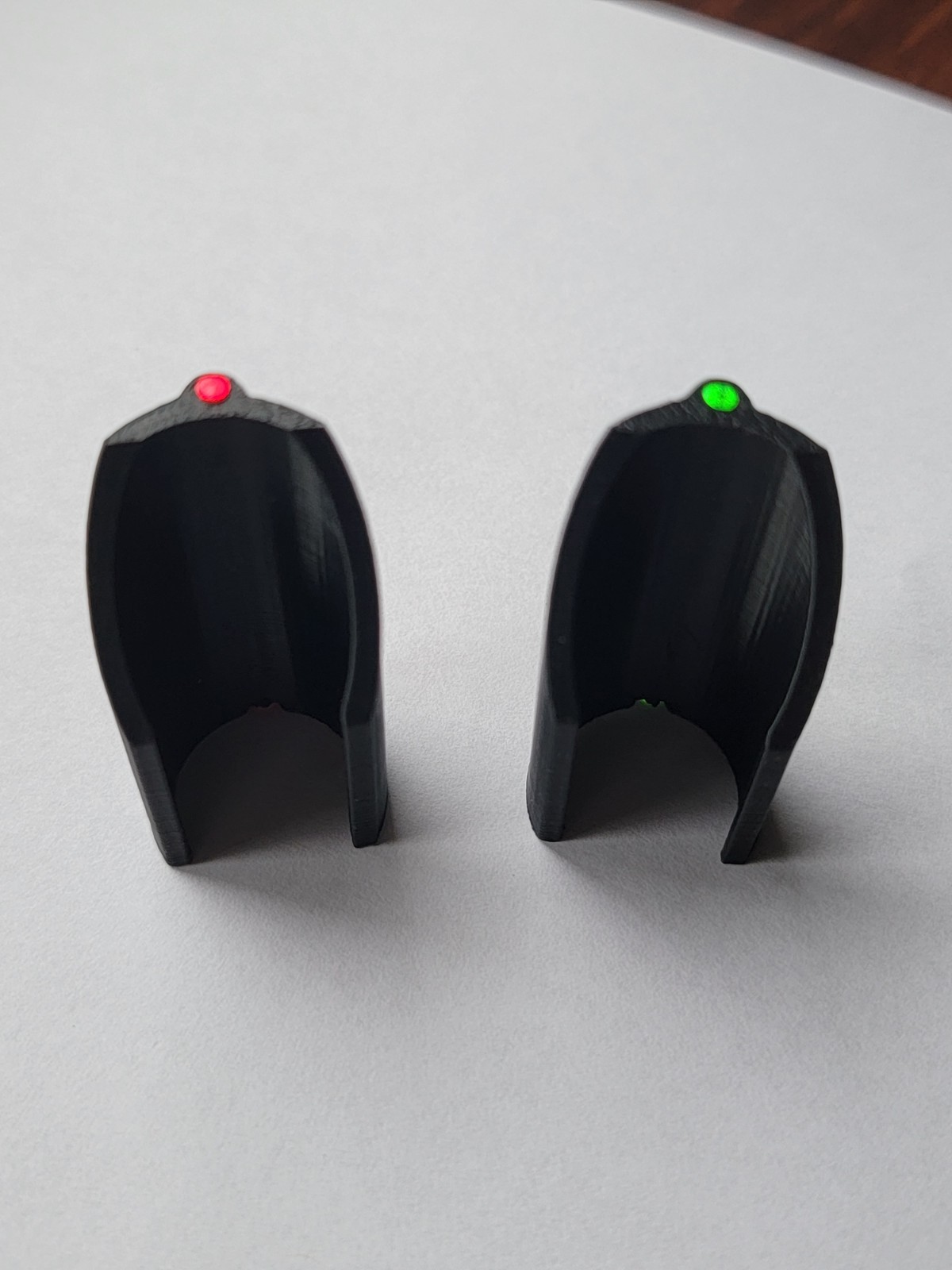 Fiber Optic Sight - 12ga / 20ga Shotgun - Clip On - High Visibility - 2 Pack