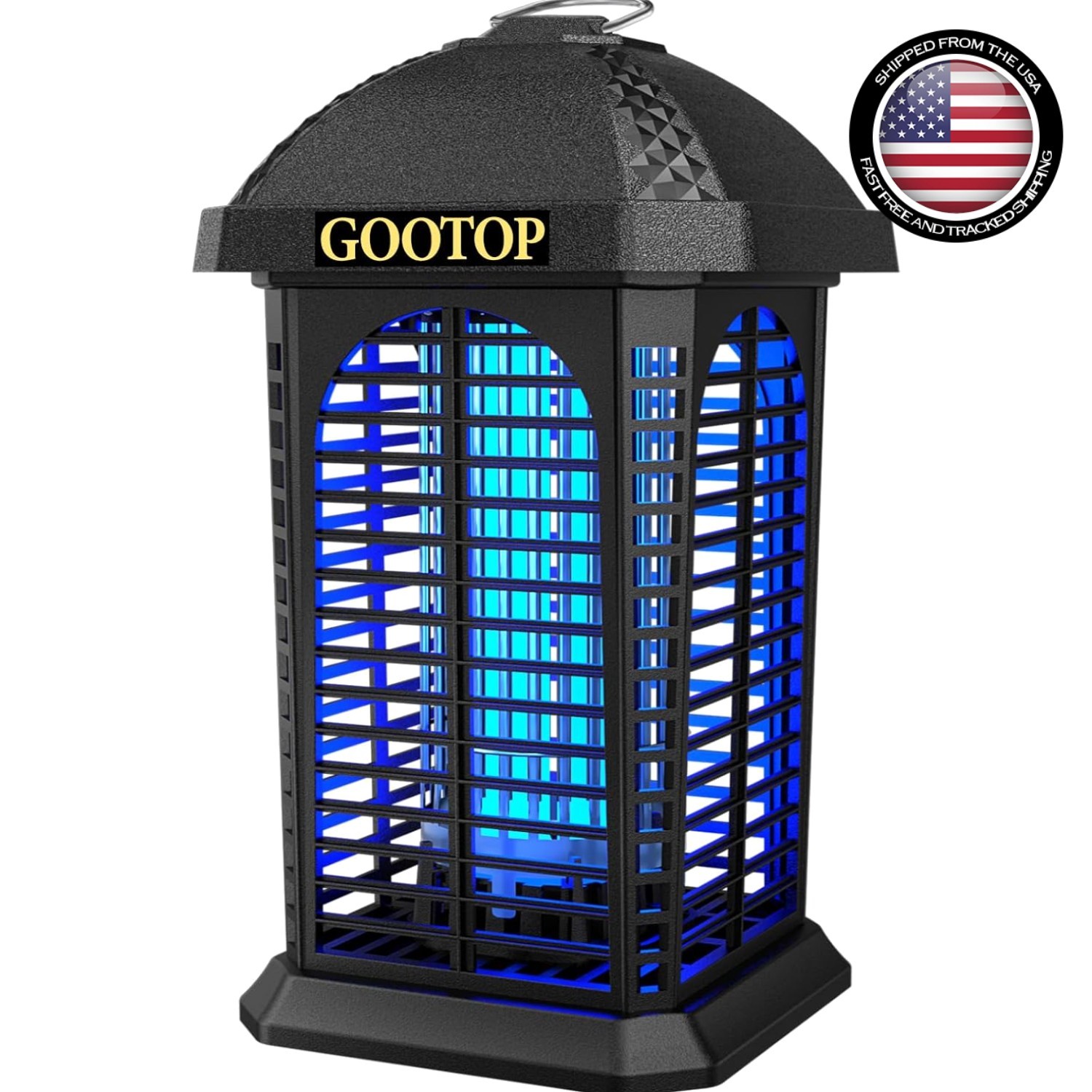 Bug Zapper Outdoor Indoor 4200V Electric Mosquito Killer 1 Unit 90-130V ABS P...