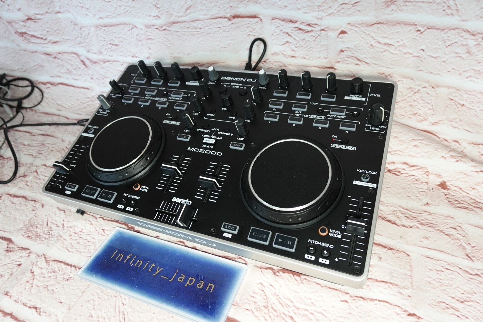 Denon MC2000 DJ Serato USB DJ Controller Dual Deck fast ship from JP unit only