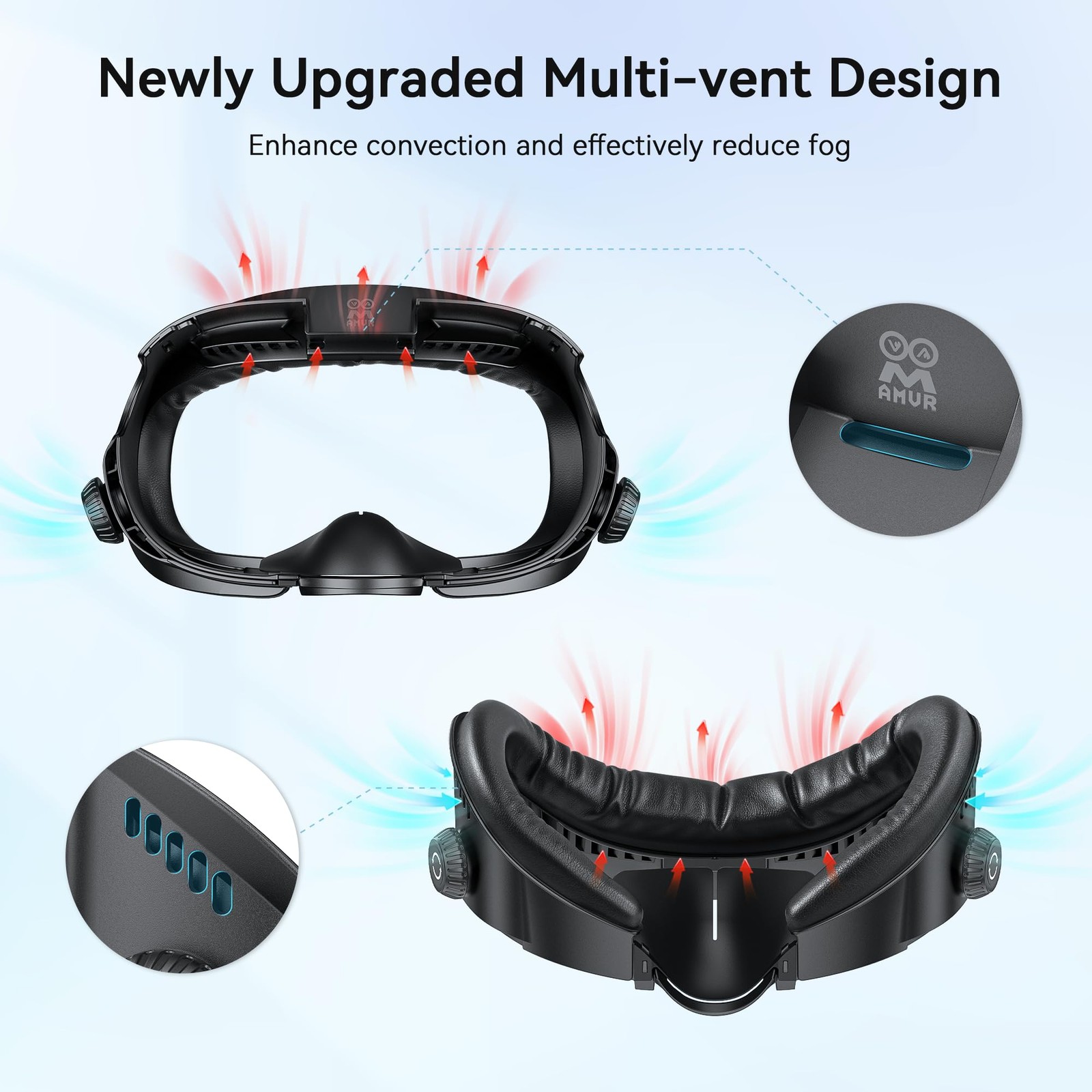 FC4 Upgraded Face Cover Pad Facial Interface Compatible with Meta/Oculus Ques...