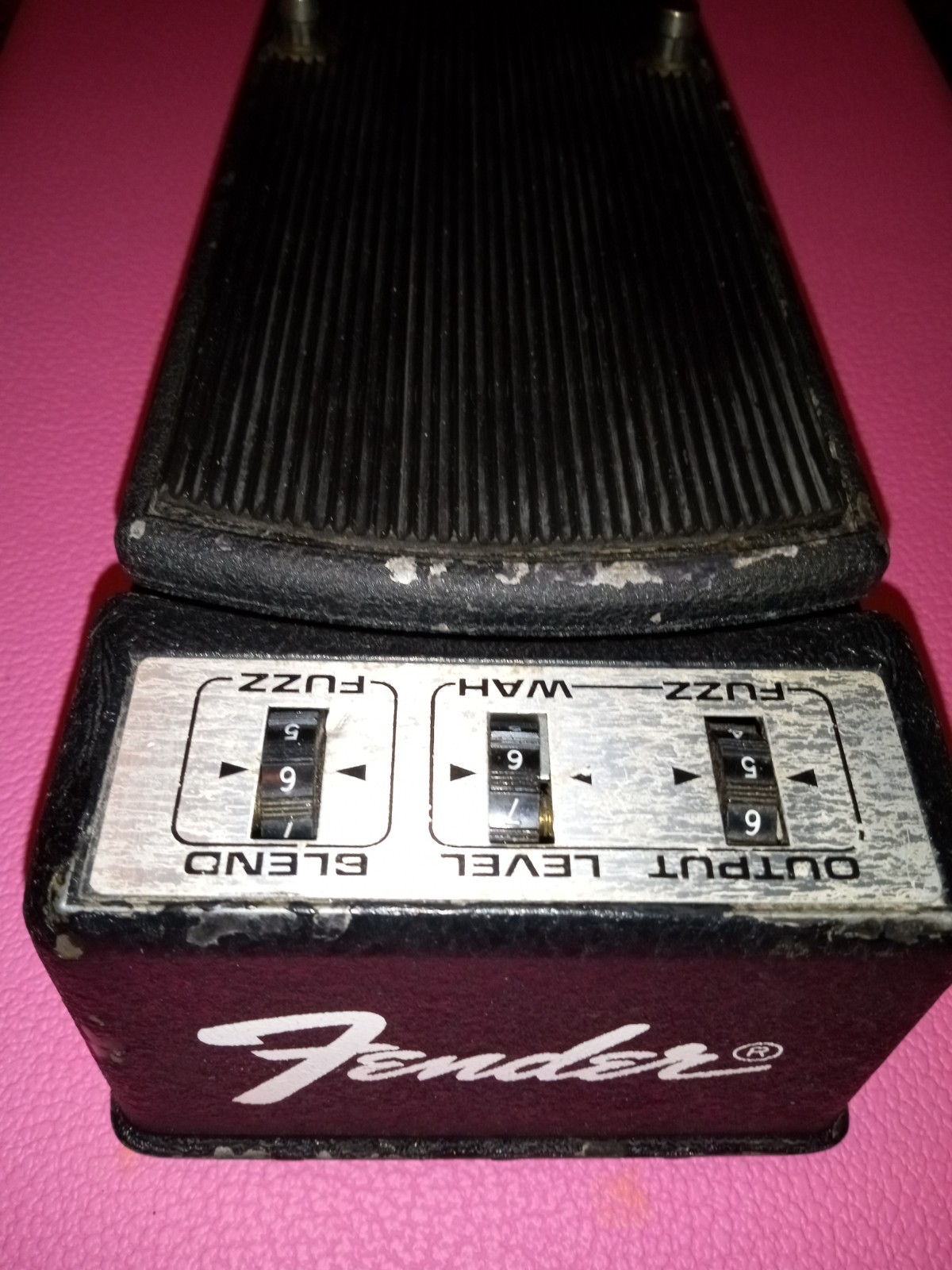 Vintage Fender Wah Fuzz Guitar Effect Pedal