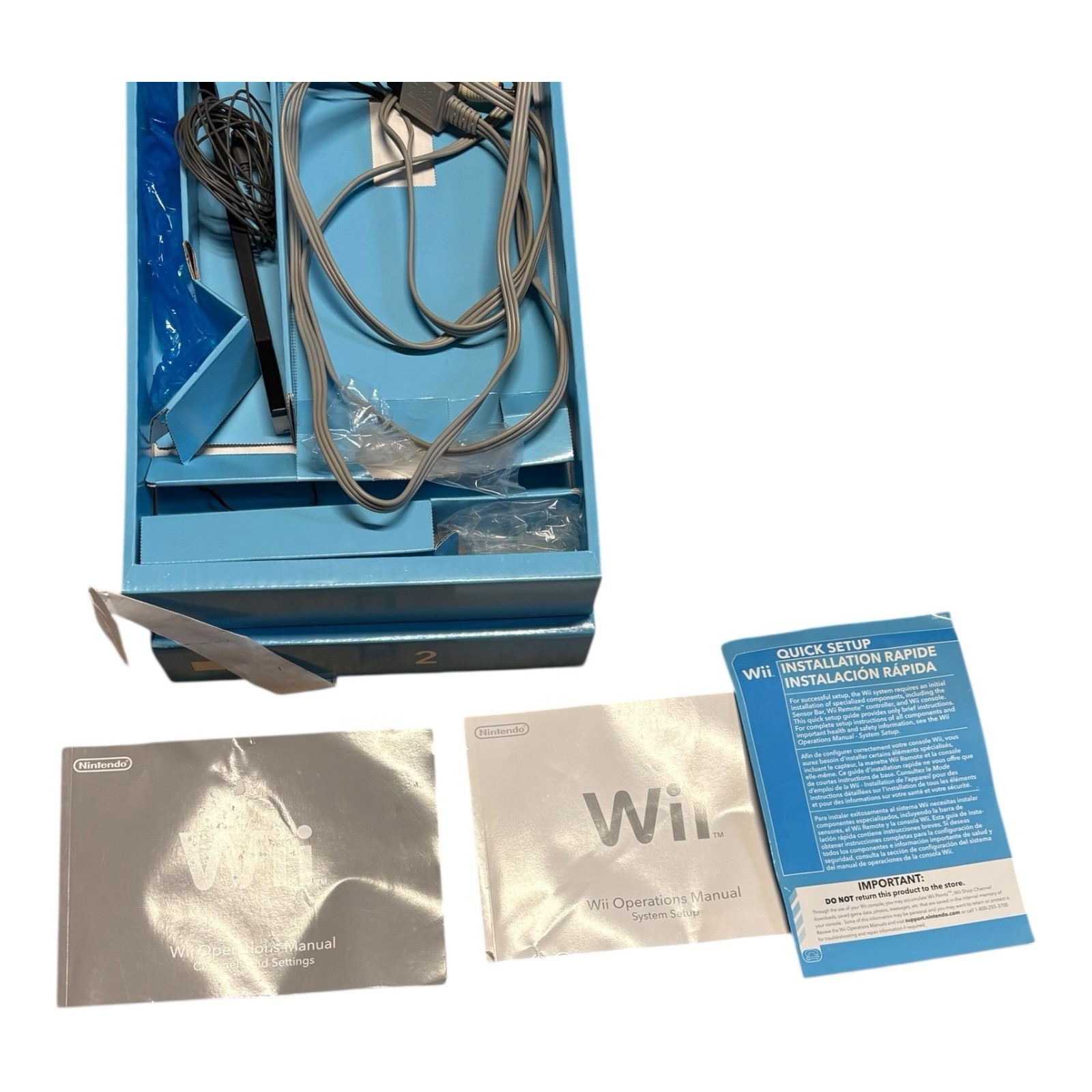 Nintendo Wii With Box Incomplete