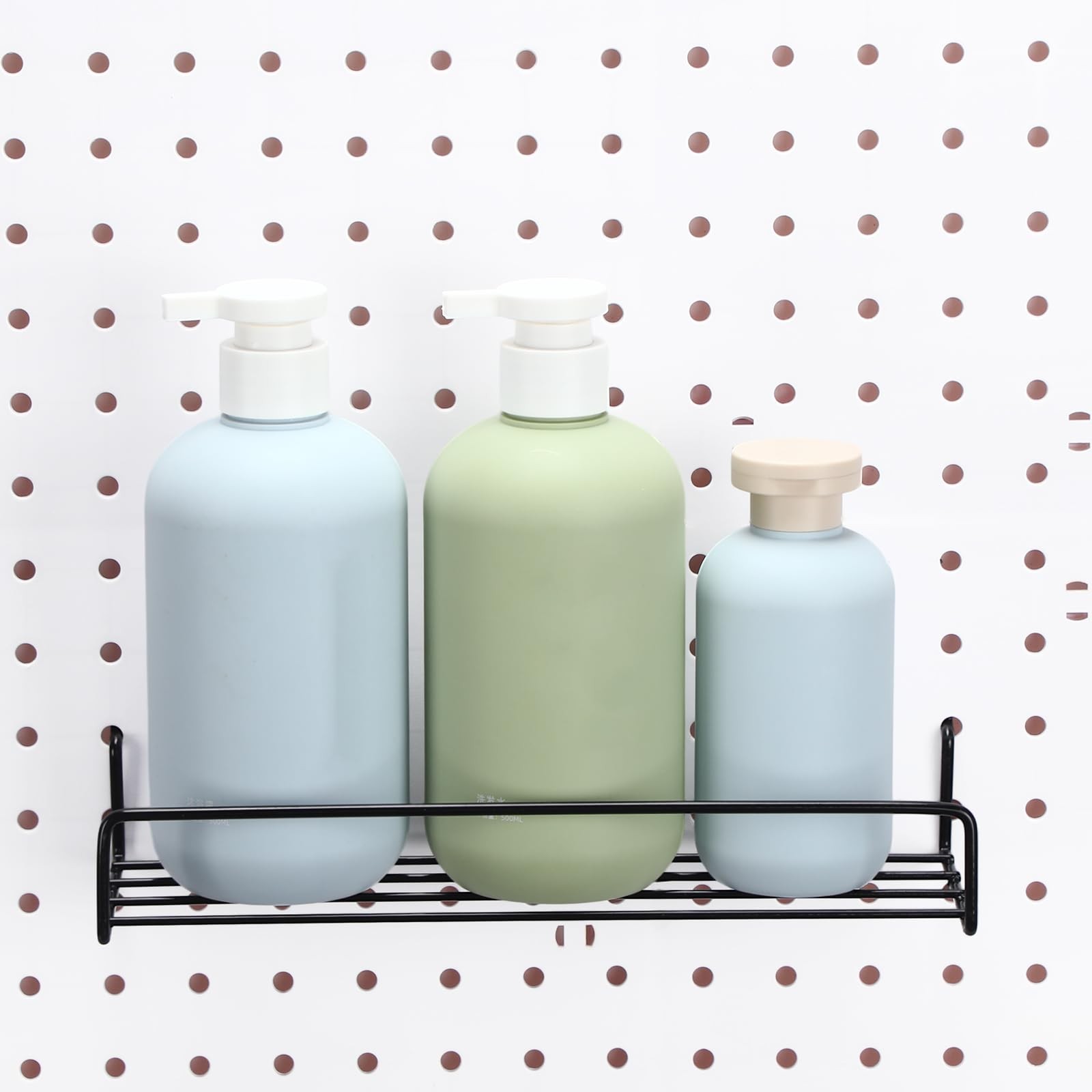 Pegboard Shelves Hooks Racks Wall Shelf Organizer Attachments Display 6 Pack
