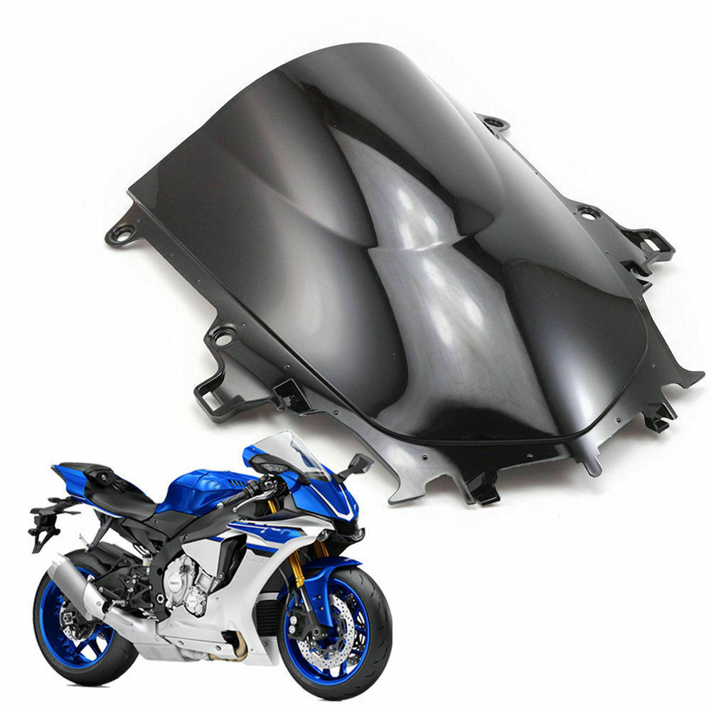 Black Windscreen For Yamaha YZF1000 R1 2015 2016 2017 2018 2019 ABS Windshields