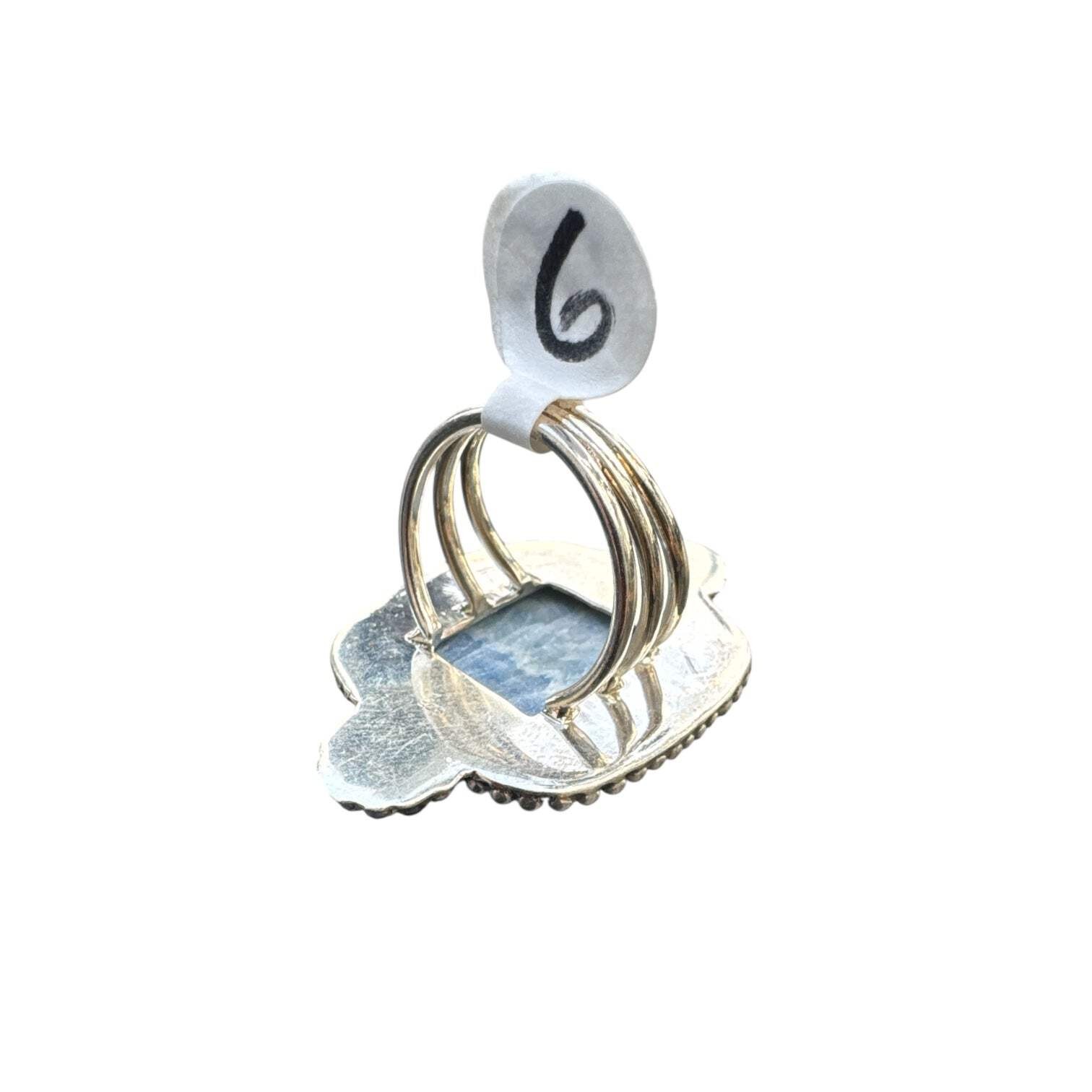 Scheelite Solid 925 Sterling Silver Ring 6