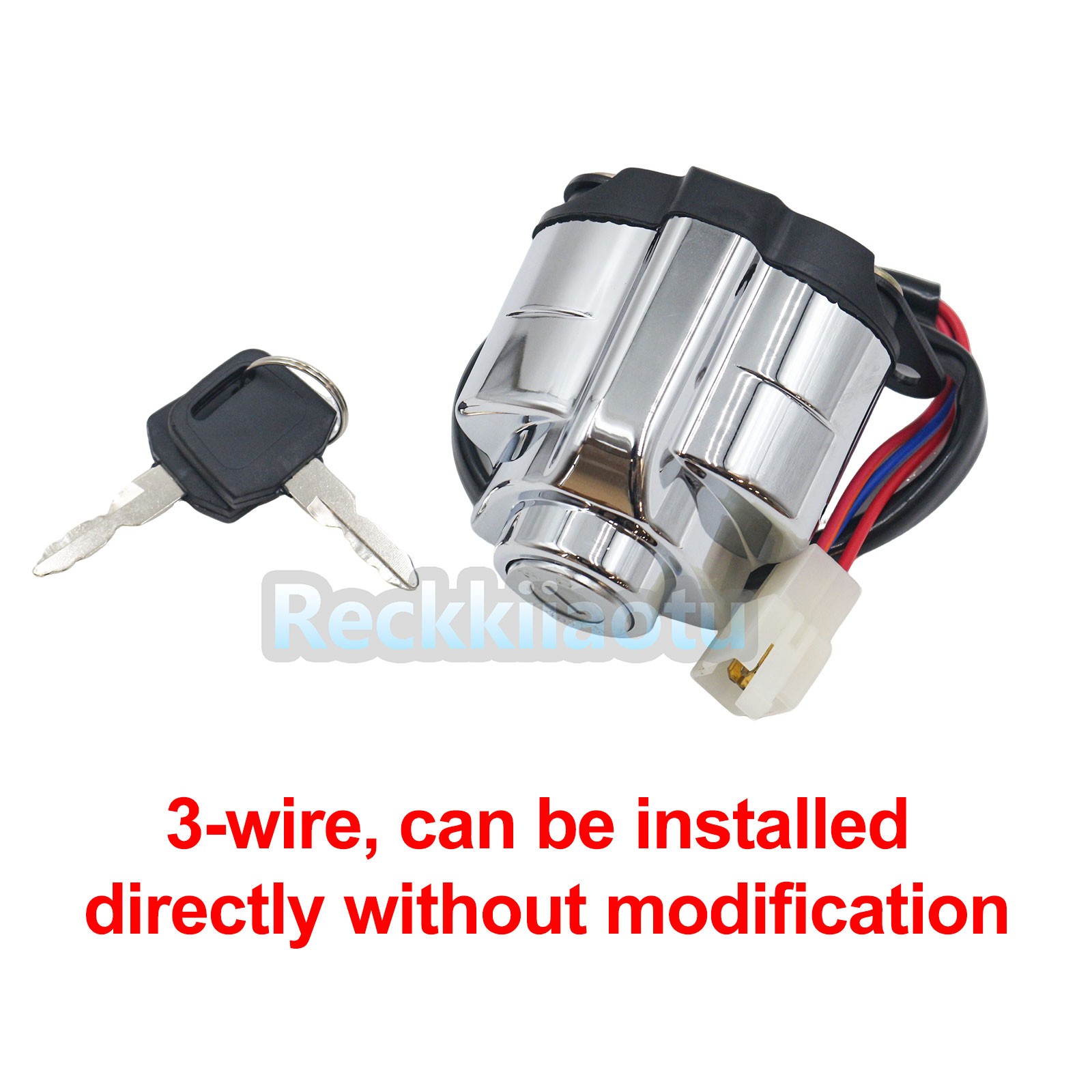 COMBINATION SWITCH / Ignition Switch and Cover For Honda VTX1300 2004-2009