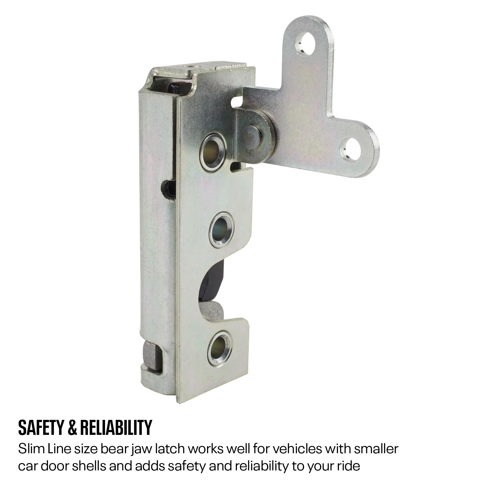 Universal Slim-Line Bear Jaw Complete Door Latch Kit