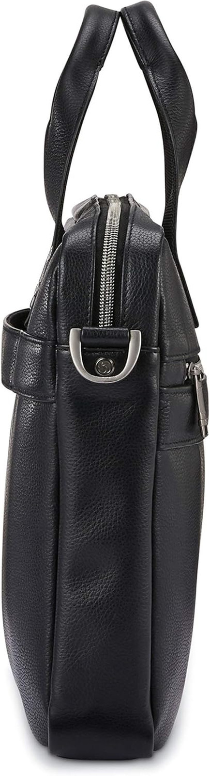 Classic Leather Slim Brief, Black, One Size