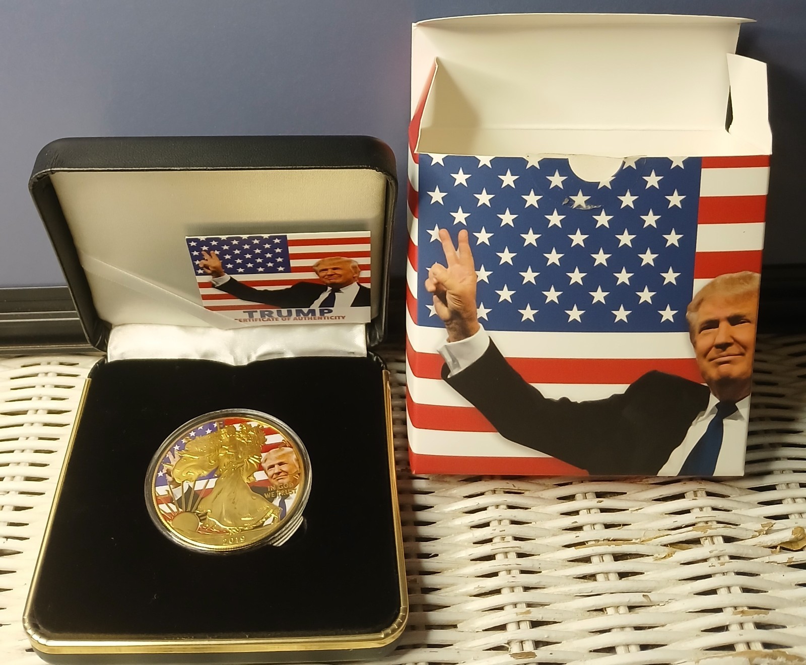 Donald Trump 2016 Silver 1oz Trump coin Colorized Limited To 500 Worldwide 1 OZ