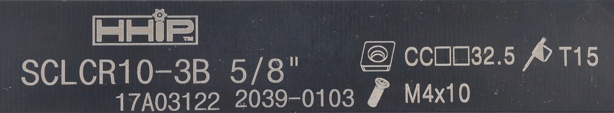 SCLCR 10-3B TURNING TOOL HOLDER (2039-0103)