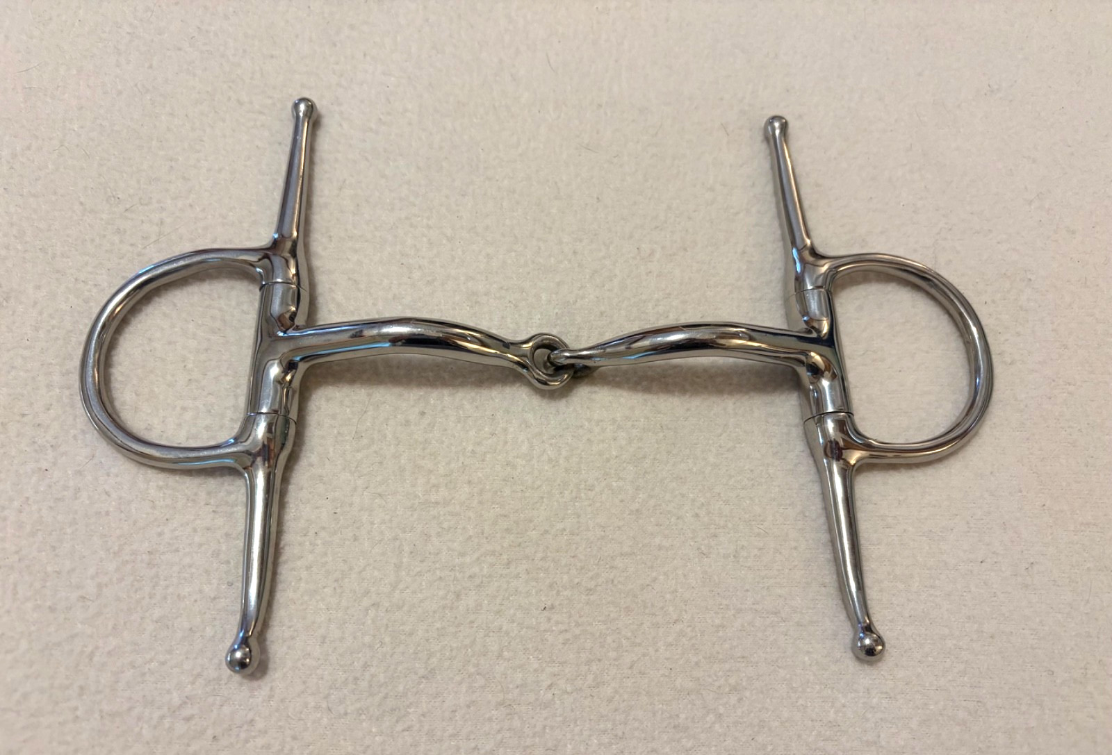 Myler Full Cheek Stainless Steel Jointed Horse Snaffle Bit