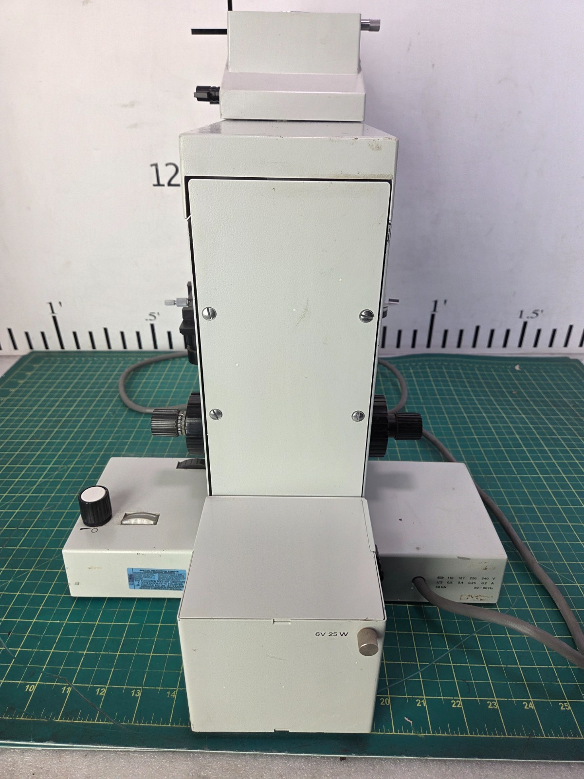 Zeiss Jena Microscope Jenaval W/2 Objectives