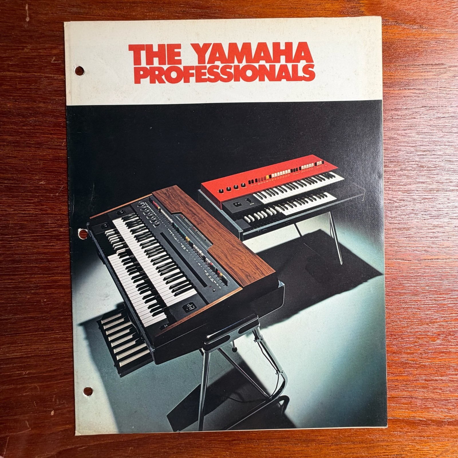 VINTAGE YAMAHA THE PROFESSIONALS INFORMATION BROCHURE