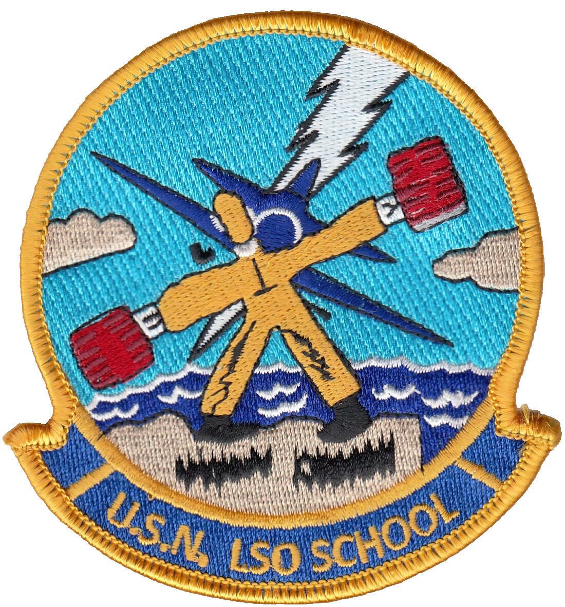 U.S.N. LSO SCHOOL PATCH