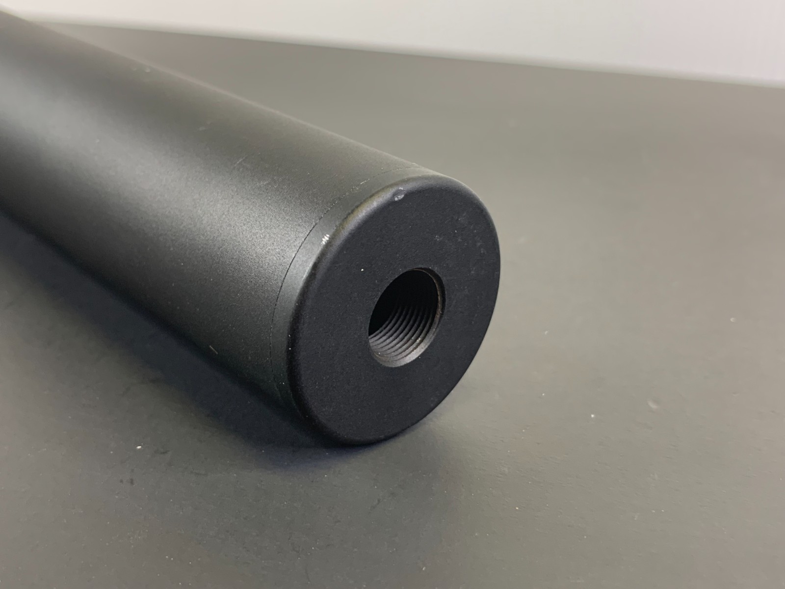 AIRSOFT AEG OR GBB RIFLE BARREL EXTENSION - BLACK