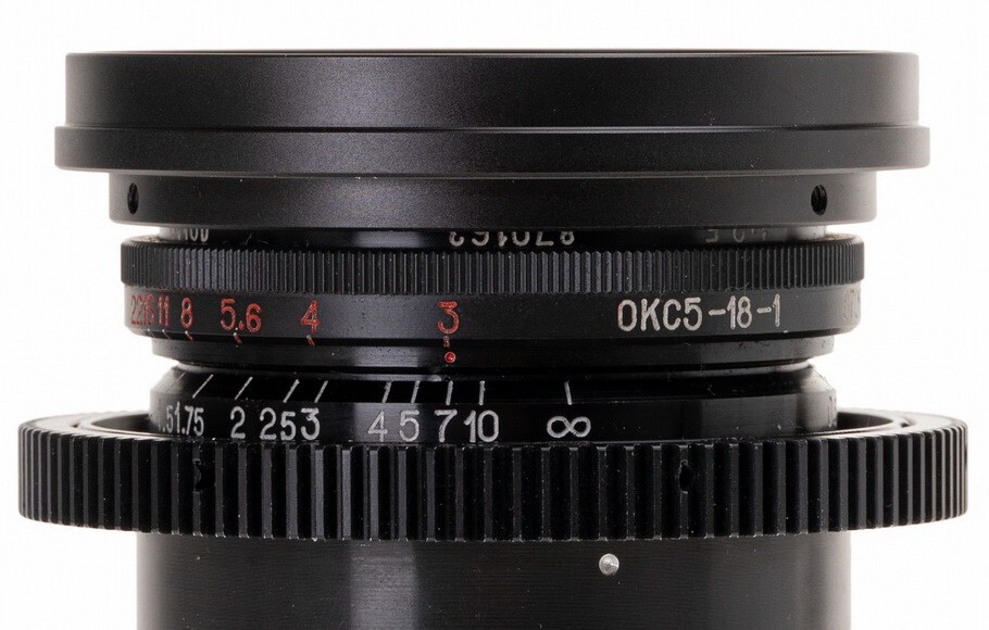 LOMO 18 18mm model: OKC5-18-1 step-up / O.D. 80 80mm front ring + cap / Konvas