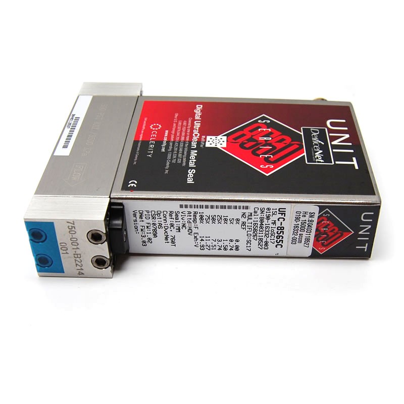 NEW Celerity Unit UFC-8565C Mass Flow Controller MFC D-Net (He / 15 SLM) C-Seals